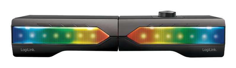 Barra De Sonido Móvil Con Luz De Fiesta, Sistema De Sonido Para Juegos 2 En 1 Logilink