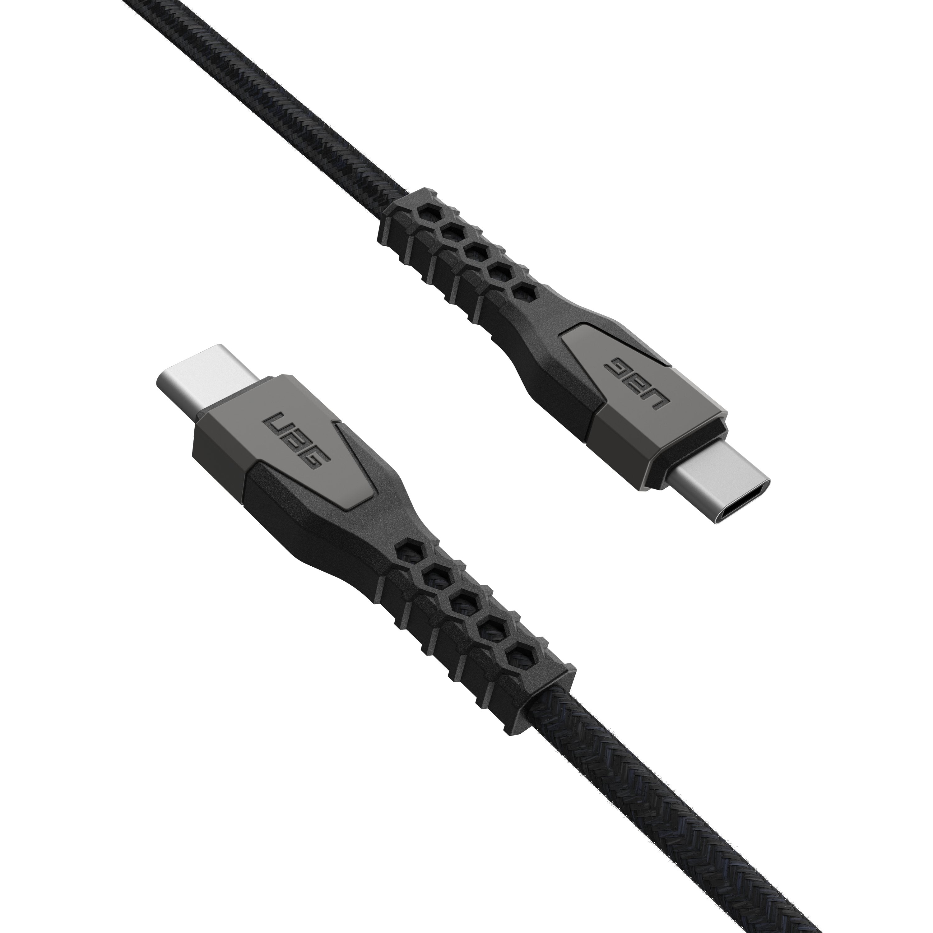 Urban Armor Gear Kevlar Cable Usb 1,5 M Usb 2.0 Usb C Negro, Gris