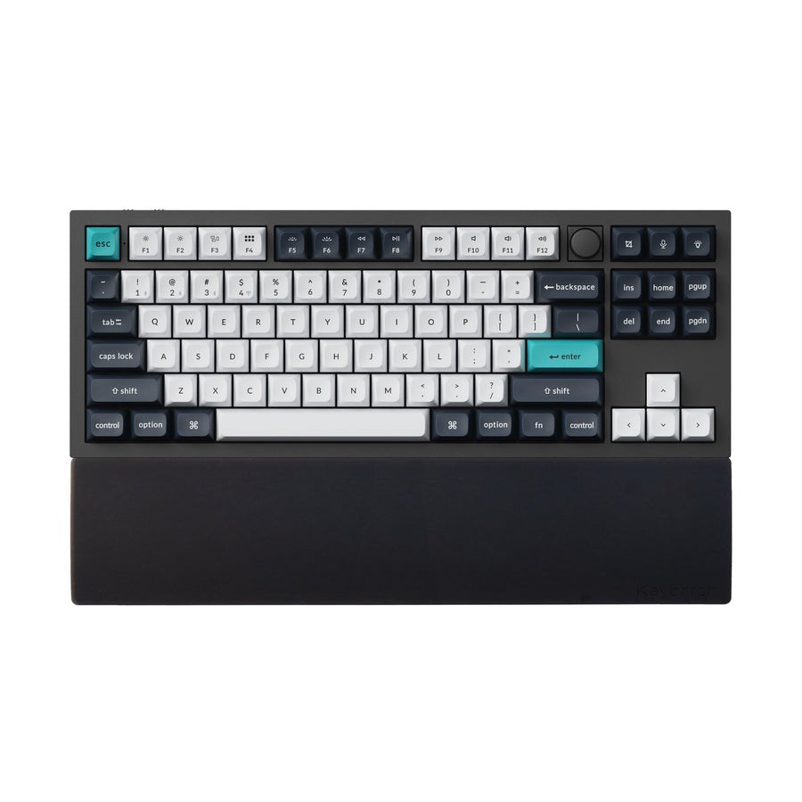Keychron Silicone Palm Rest Para K4/Q5/V5 (Negro) Pr51