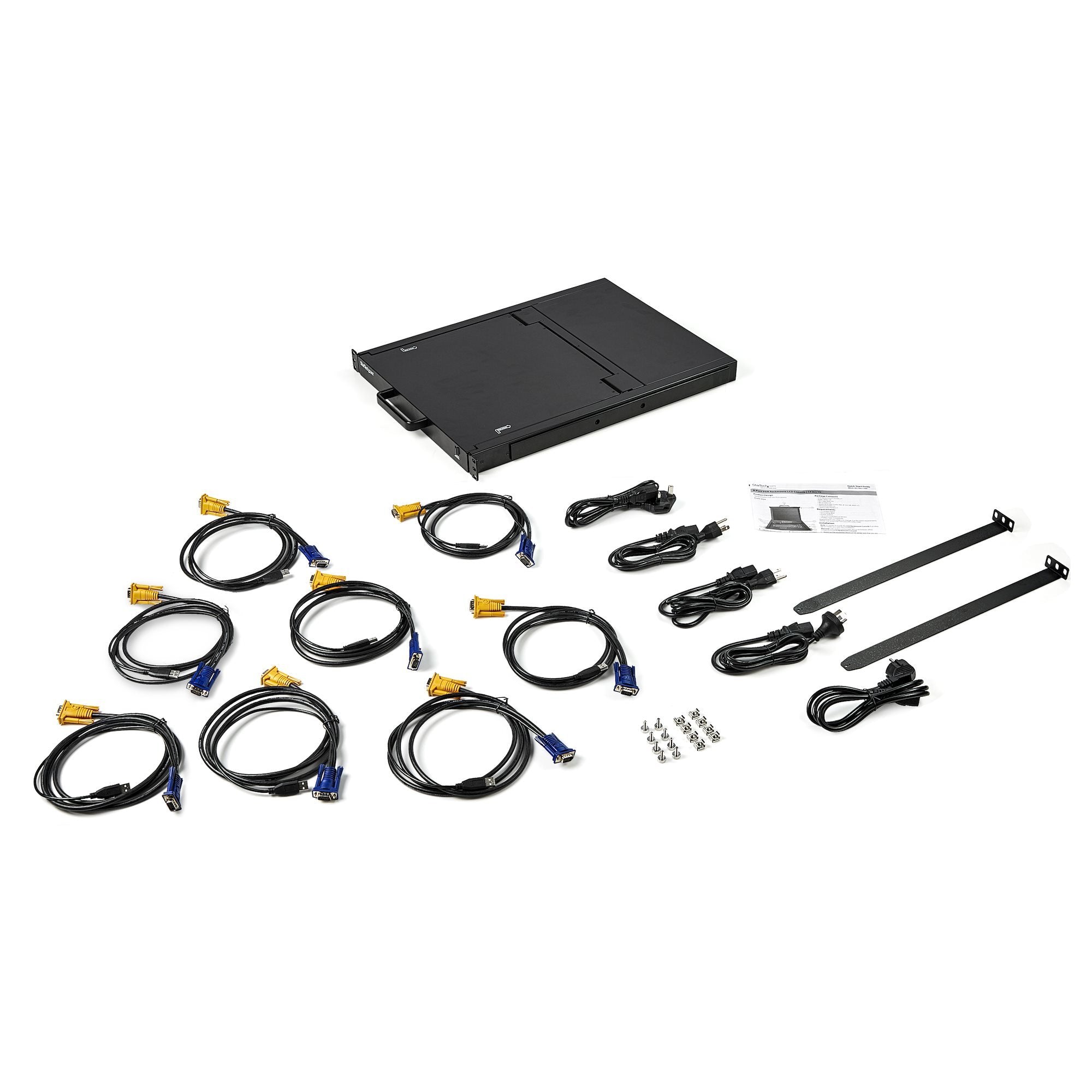 Startech.Com Rkcons1708k Consola De Rack 43,2 Cm (17") 1280 X 1024 Pixeles Acero Negro 1u