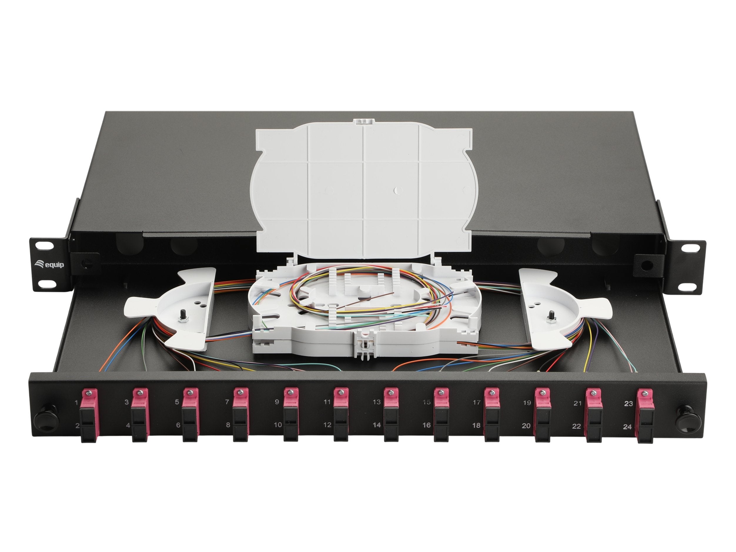 Equip Lwl-Spleisskamen 12-Port Sc-Duplex Om4 1u Komplett Sw