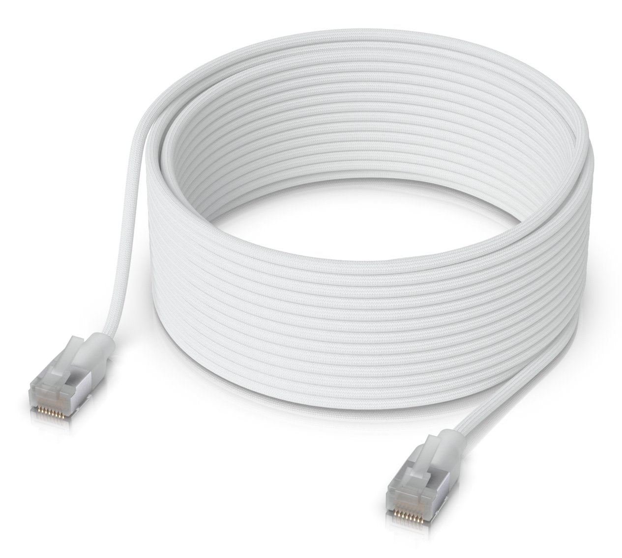 Ubiquiti Unifi Ether Lighting Cat.6a Cable De Cabello Premium Blanco, 15 Metros, Gesleevt Uacc-Cable-Patch-El-C6a-15m-W
