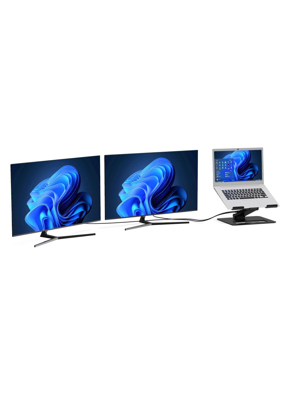 Port Designs Adjustable Stand - Docking Type C - 2 X 4k