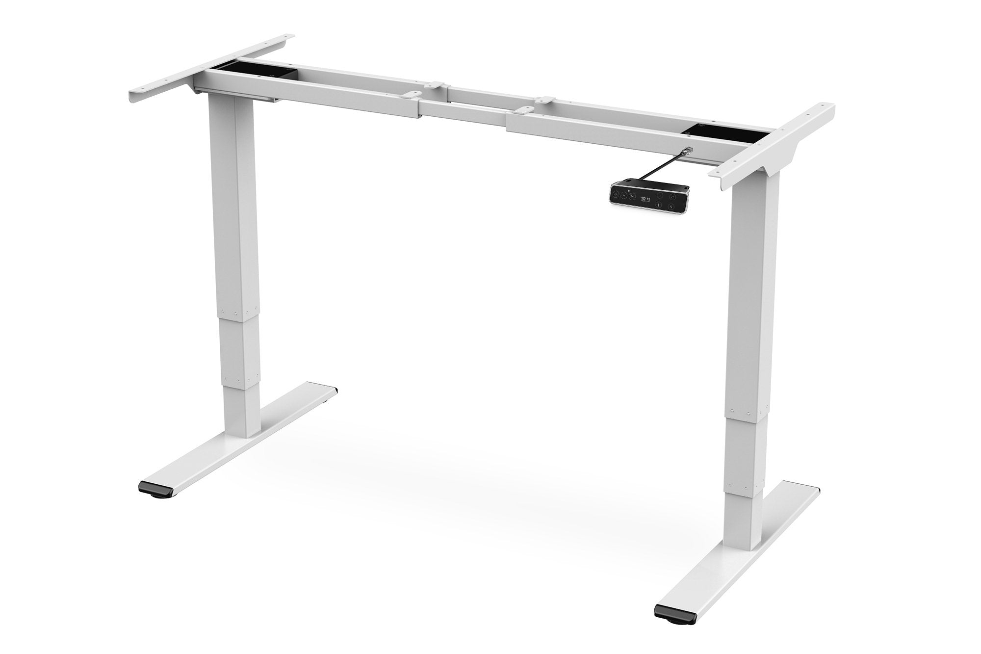 Digitus Bastidor De Mesa Eléctrico De Altura Regulable, Motor Doble, 3 Niveles, Blanco
