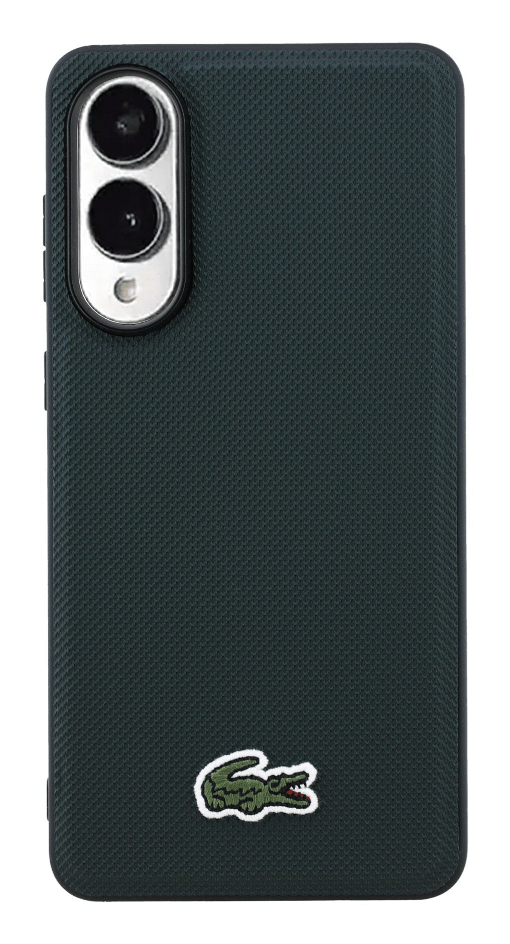 Funda Magnética Petit Piqué Lacoste Color Sinople Para Galaxy S25 Edge  Gp-Lc
