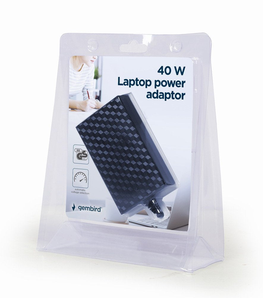 EAN 8716309073561 - Gembird NPA-AC3 adaptador e inversor de corriente Interior 40 W Negro imagen 3