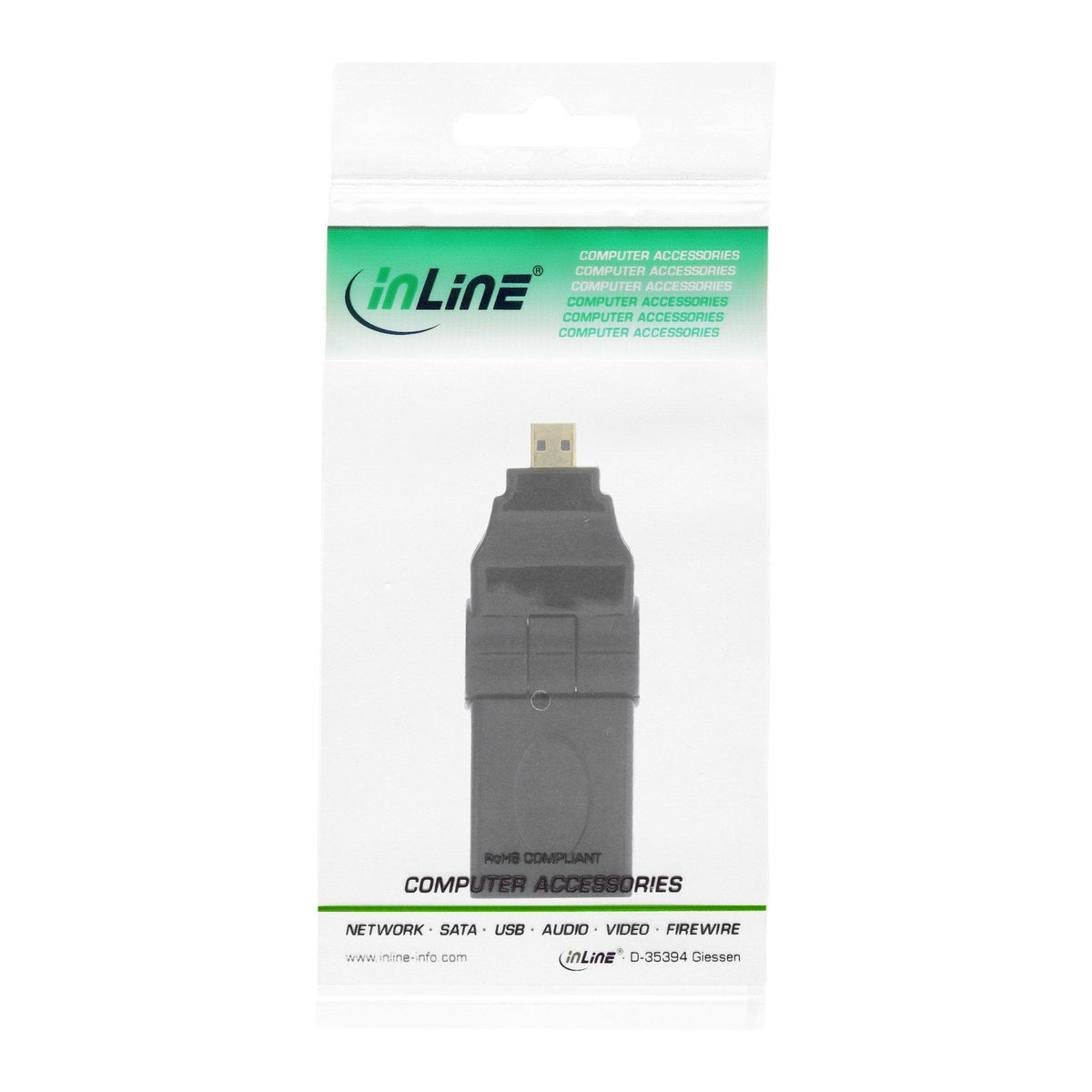 Adaptador Inline Hdmi Tipo A Hembra A D Macho