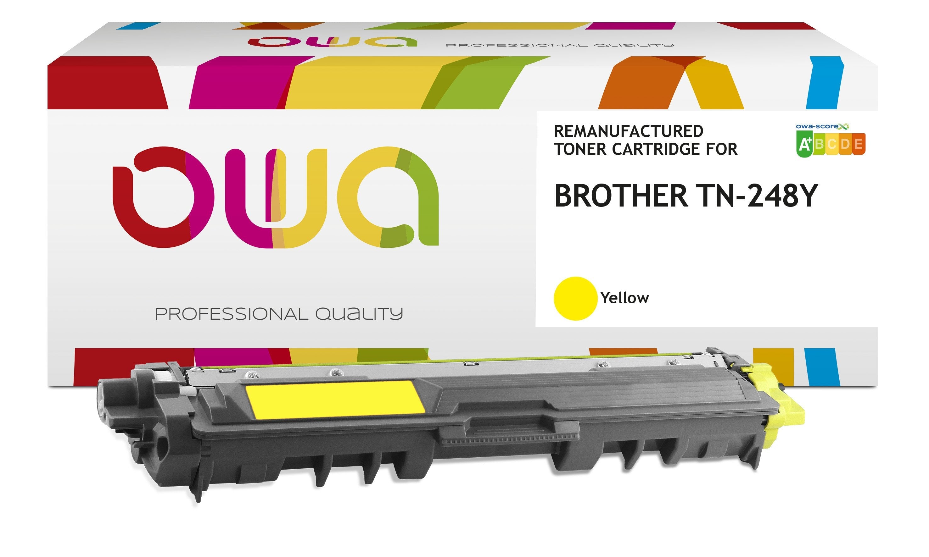 Toner  Owa  Compatible Con Brother Tn-248y Amarillo (1.000 S.)