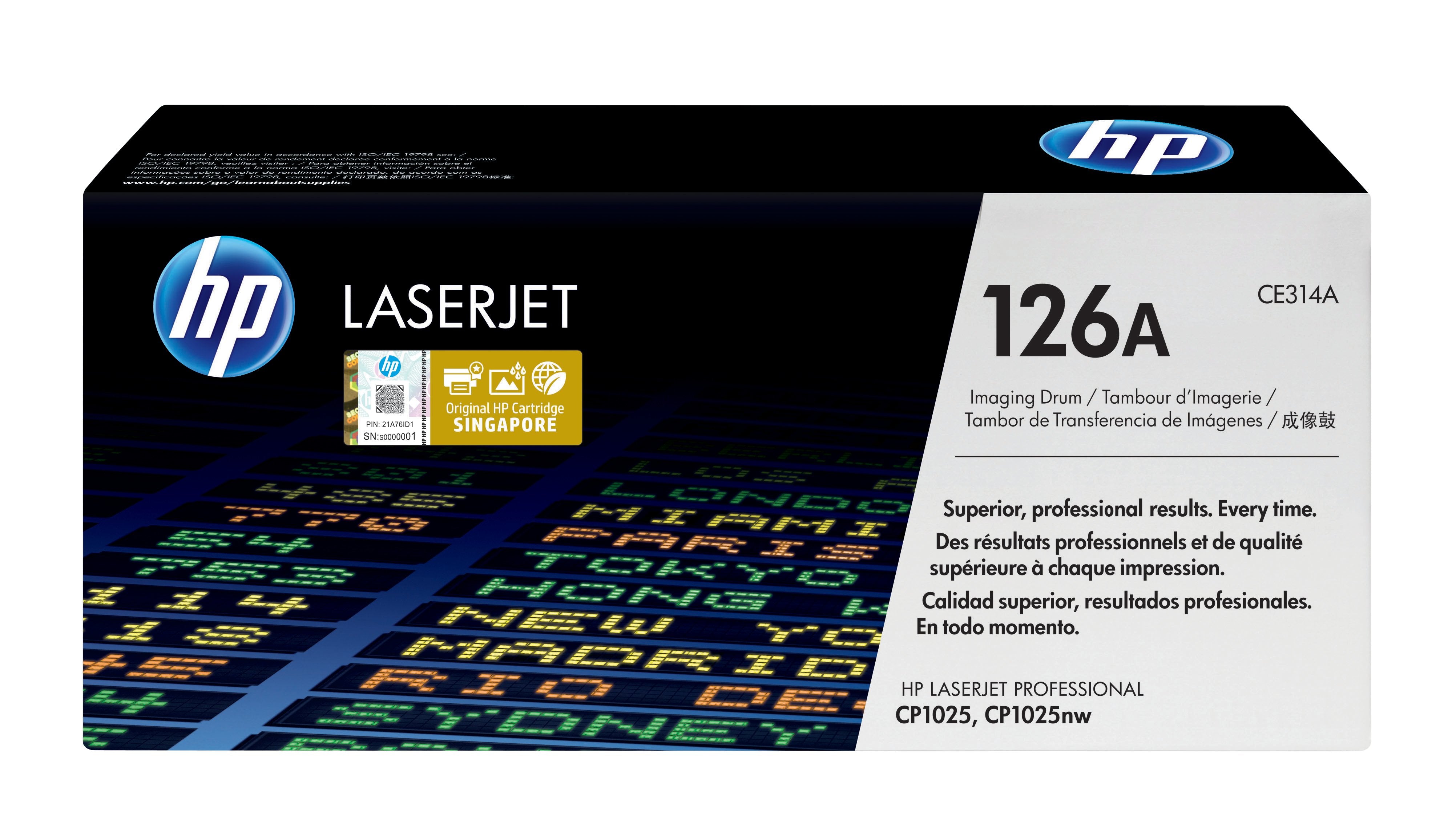 EAN 0884962223352 - HP 126A LaserJet Imaging Drum cartucho de tóner 1 pieza(s) Original Negro, Cian, Magenta, Amarillo imagen 1