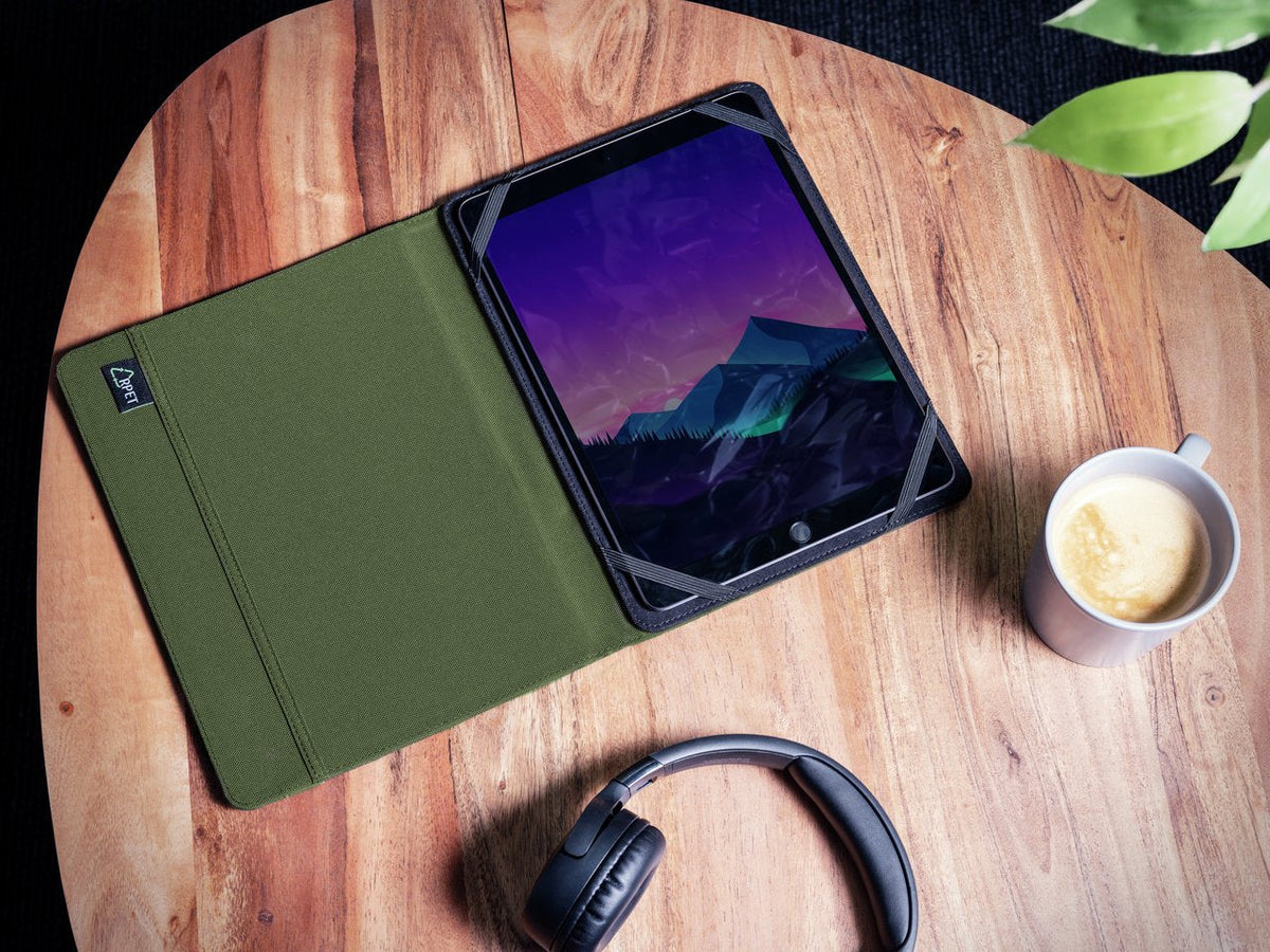 Funda Trust Primo Folio Eco Para Tablets De 10' Verde