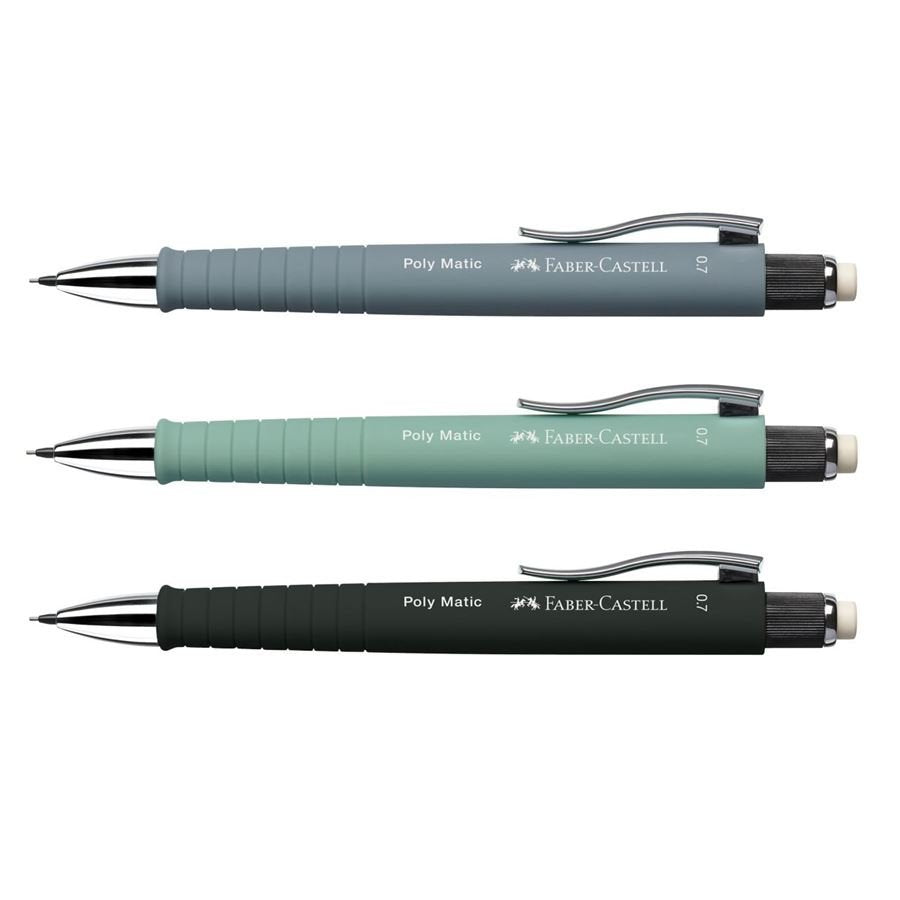 Portaminas Faber-Camell Poly Matic 0.7 Gris