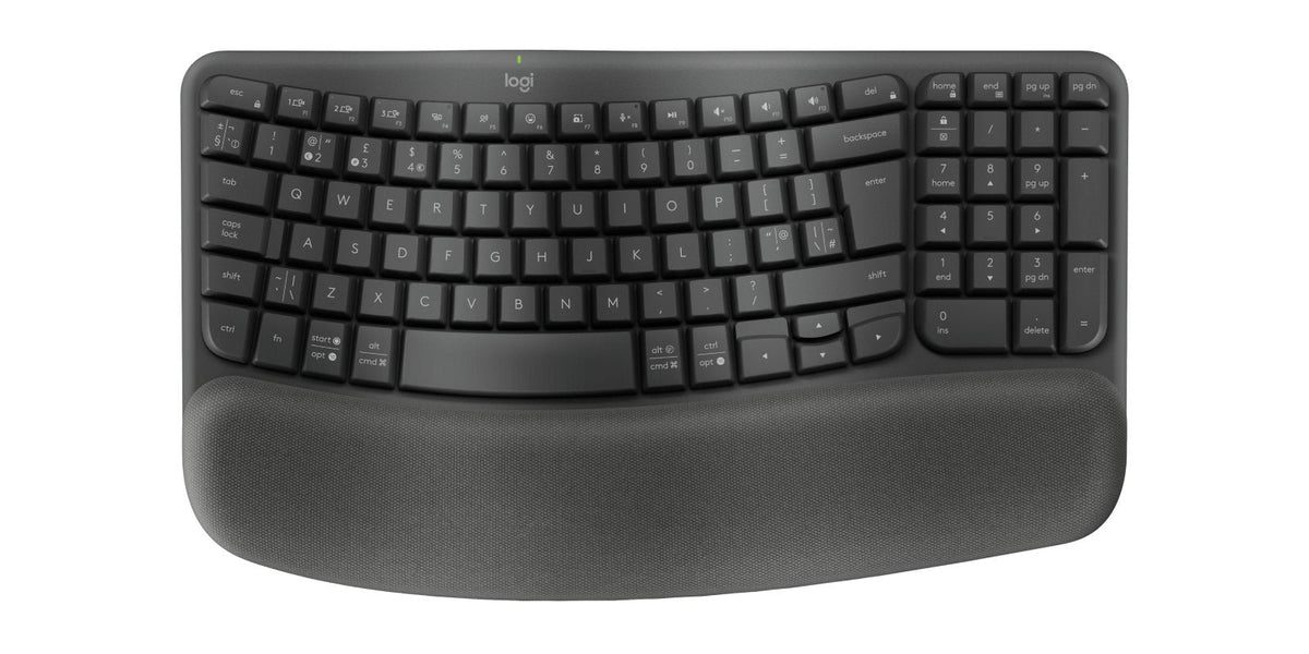 Logitech Wave Keys For Business Teclado Rf Wireless + Bluetooth Qwerty Inglés Del Reino Unido Grafito
