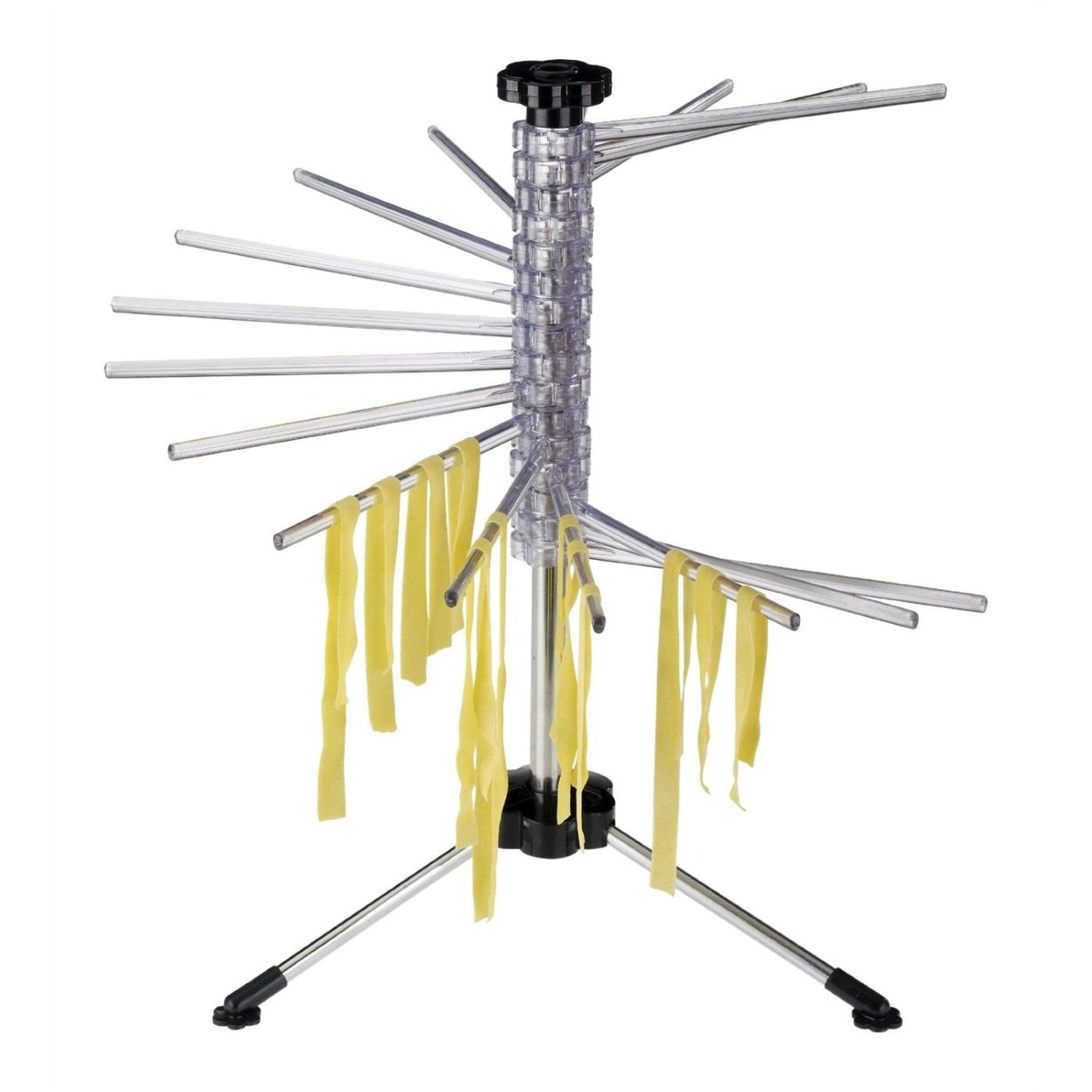 Marcato Tacapasta Negro, Plata Policarbonato Tendedero De Pasta Fresca