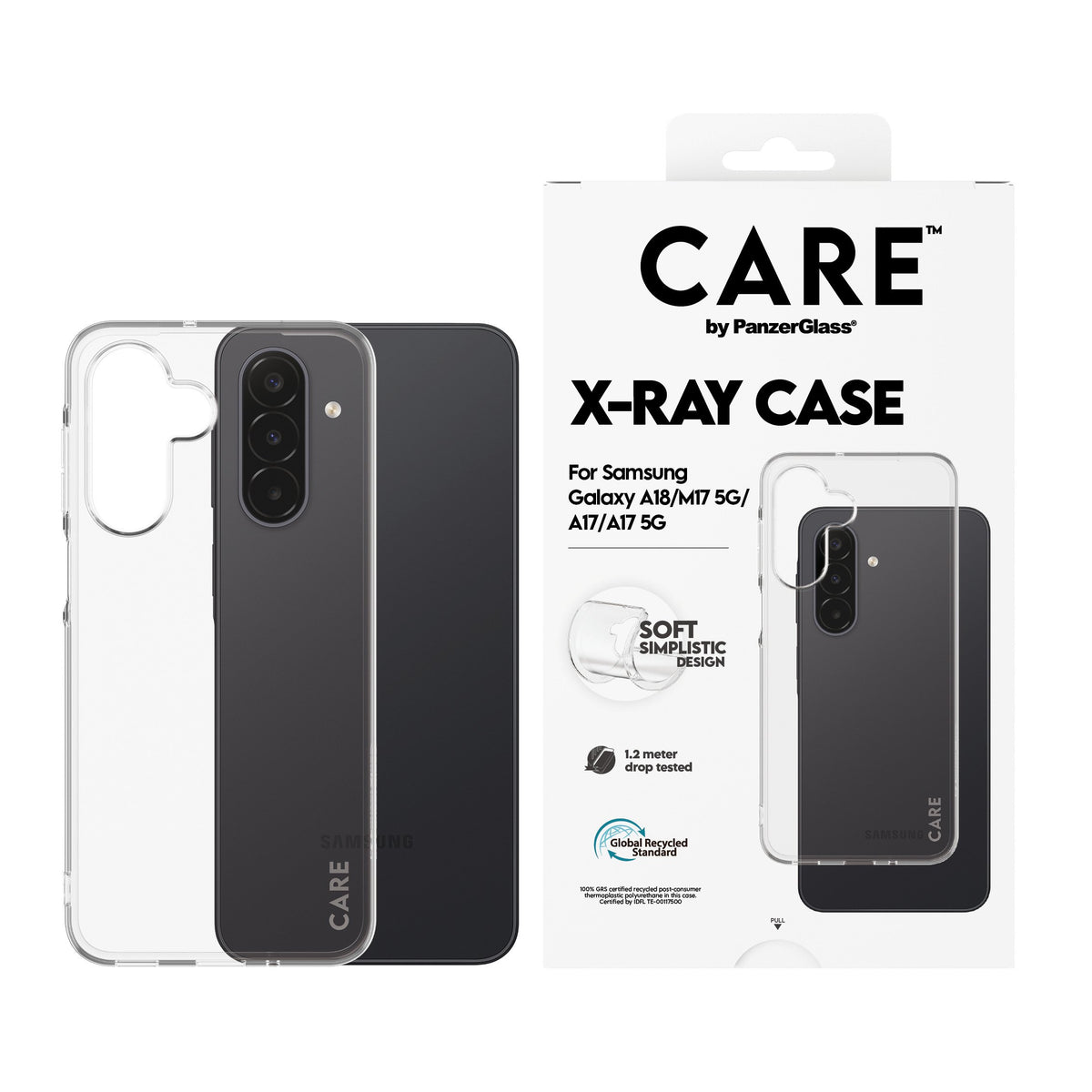 EAN 5715685031663 - PanzerGlass CARE™ by ® X-Ray Case Samsung Galaxy A18 | M17 5G | A17 4G | A17 5G funda para teléfono móvil imagen 2
