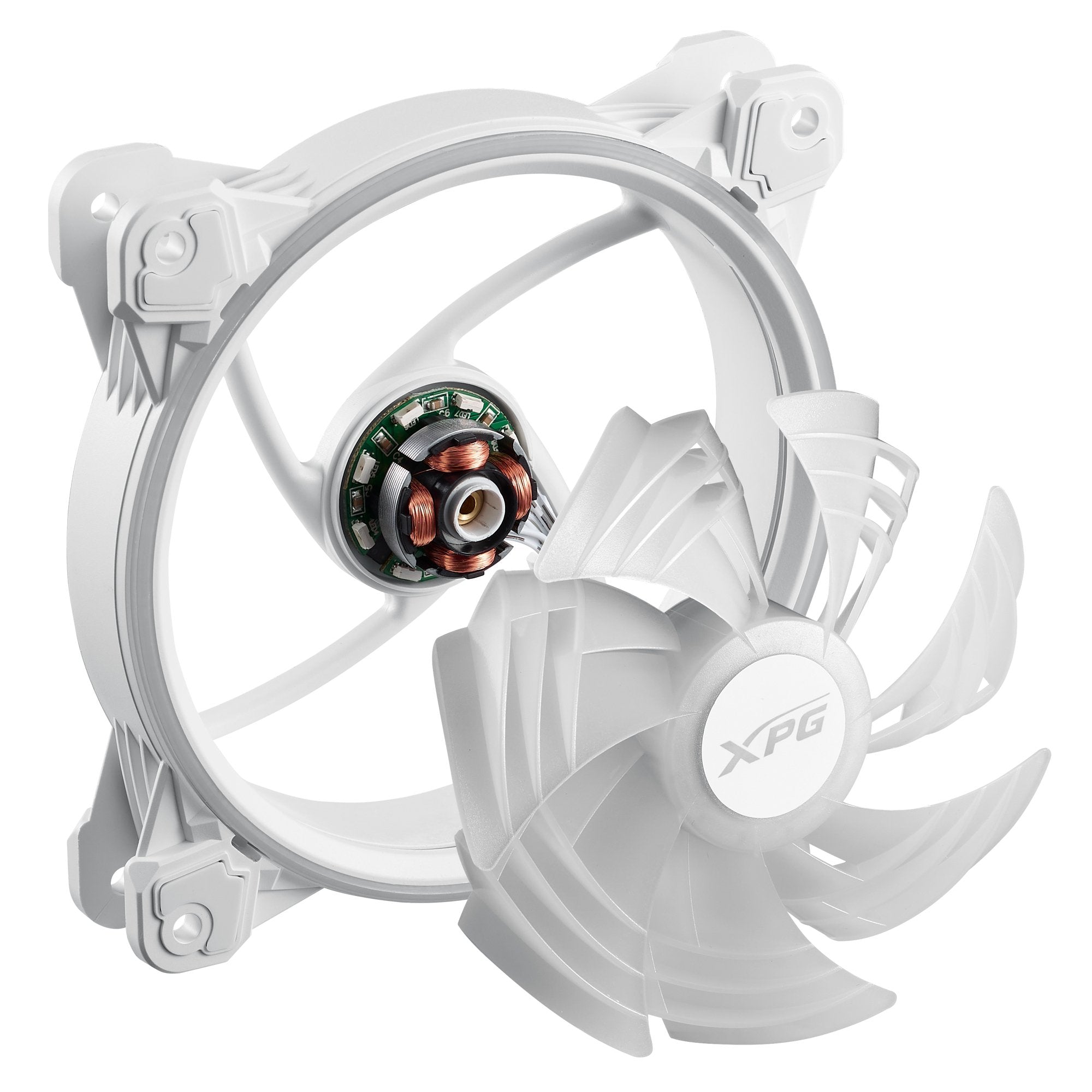 Ventilador Caja Xpg Hurricane120argbpwm-Whcww