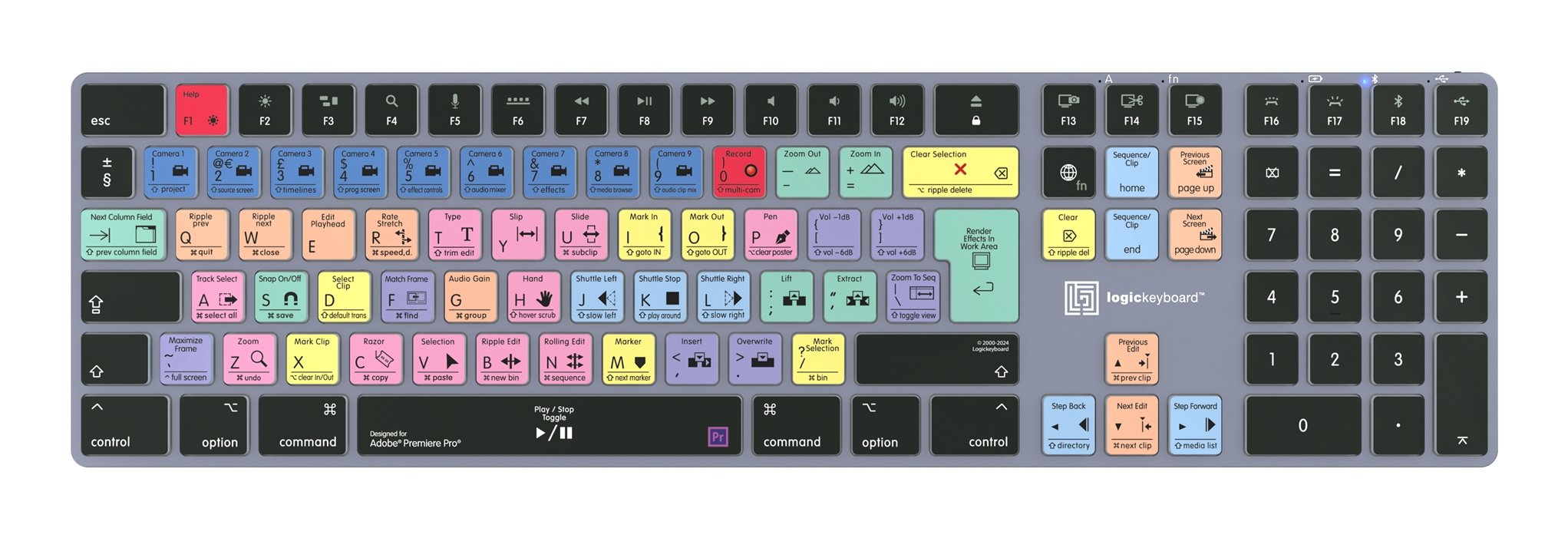 Logickeyboard Adobe Premiere Pro Cc Titan Fr (Mac)