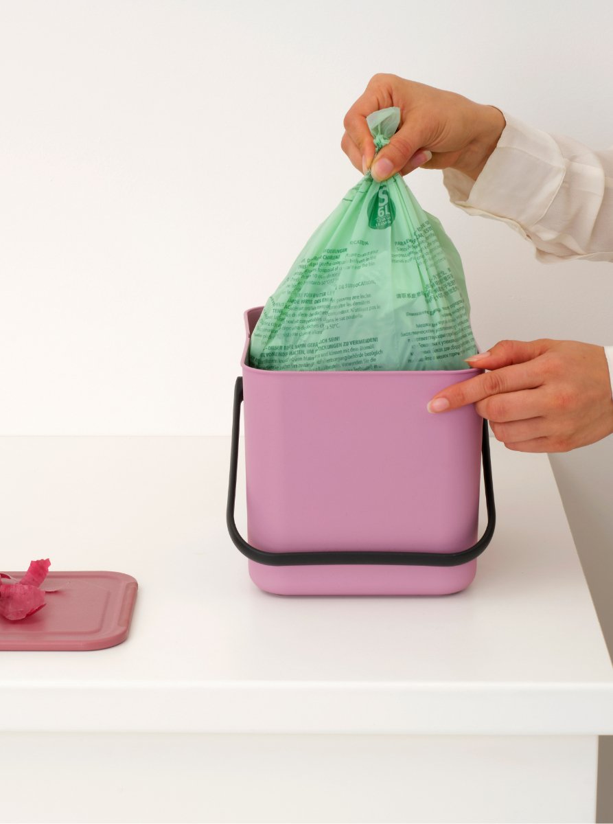 Brabantia Sort & Go Abfallbehäl. Lilac Pink 6 L