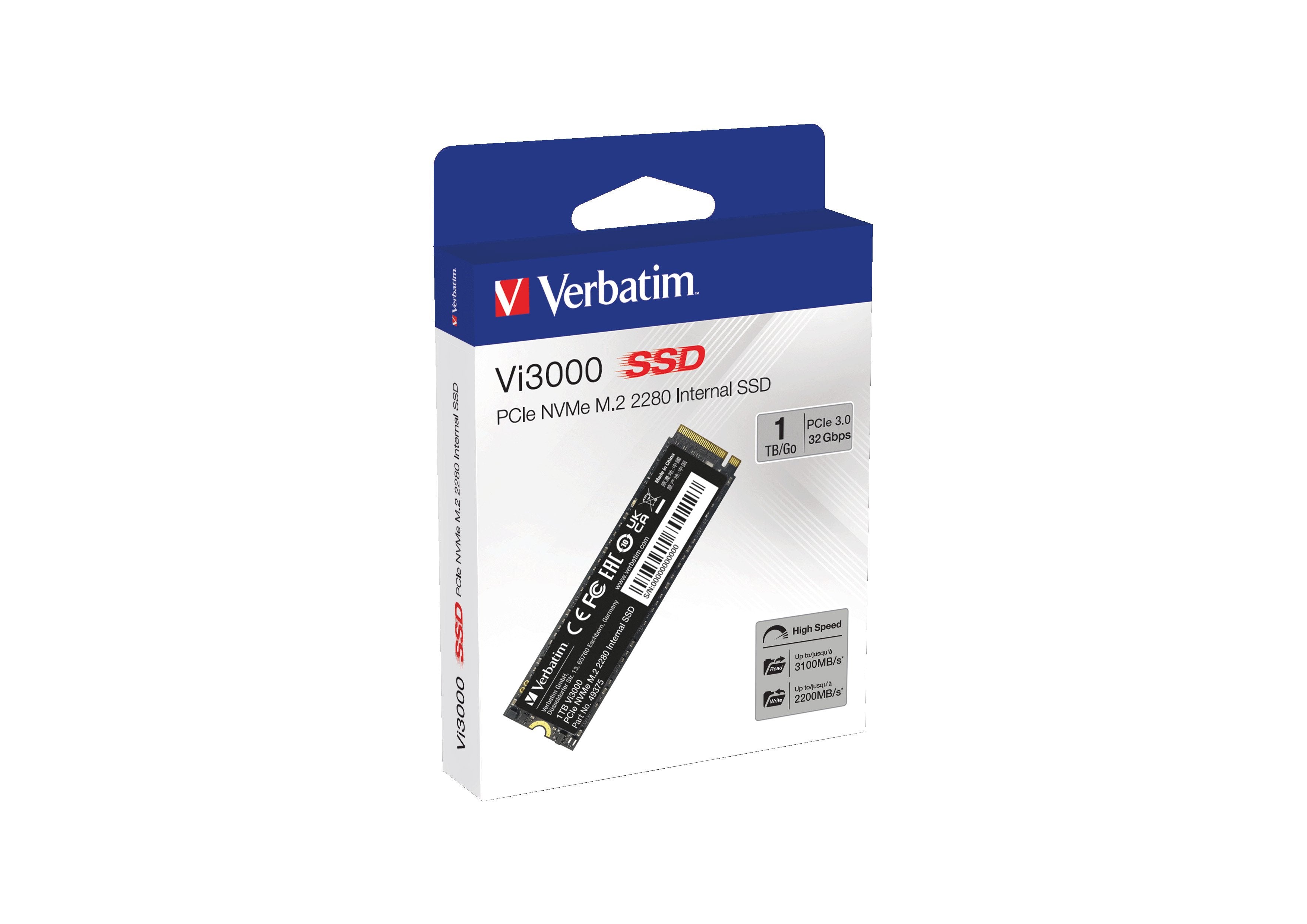 Disco Ssd 1tb Verbatim Vi3000 Internal Pcie Nvme M.2