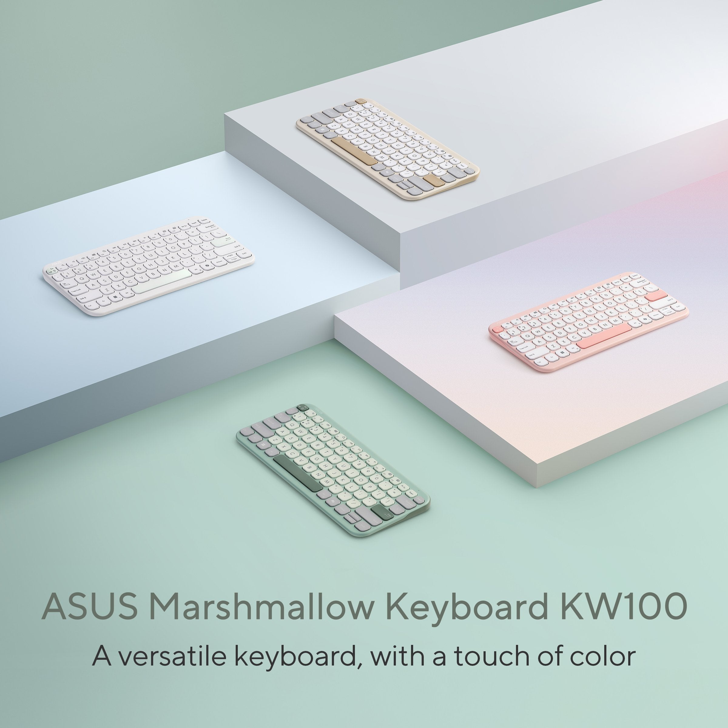 EAN 4711387539002 - ASUS KW100 KEYBOARD/BG/UI/80 teclado Universal Bluetooth Beige imagen 11