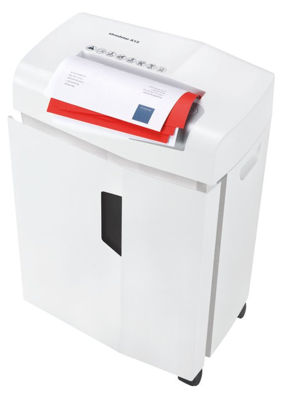 EAN 4026631057745 - HSM X13 triturador de papel Corte en partículas 57 dB 4 mm Plata, Blanco imagen 2