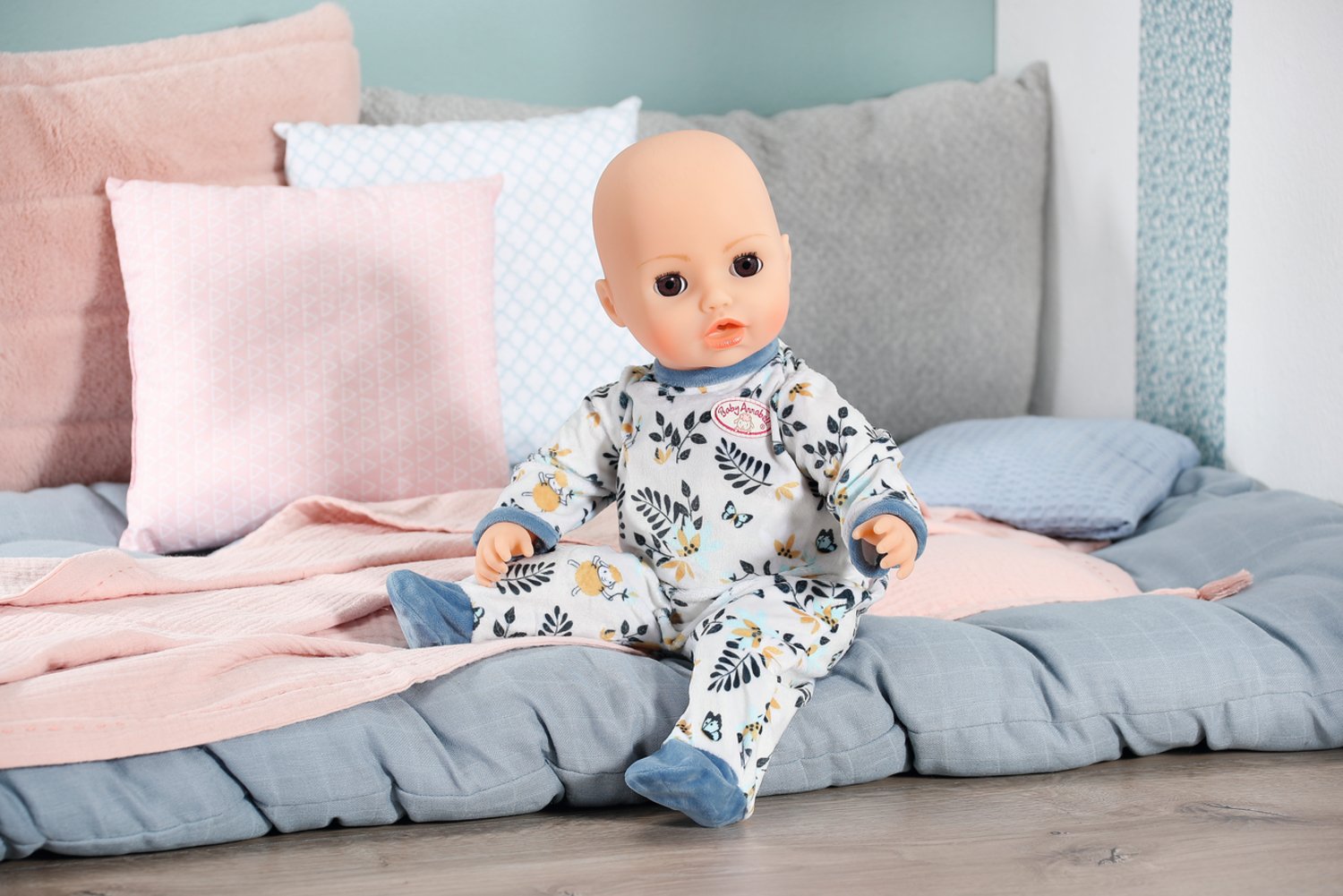 Zapf Creation Baby Annabell® Pelele Hojas Azules 43cm, Accesorios Para Muñecas 706824