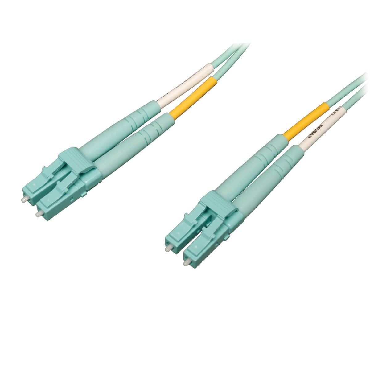 Tripp Lite N820-01m-Om4 Cable Fibra Dúplex Multimodo De 50/125 Om4 Lszh De 10gb / 100gb (Lc/Lc), Aguamarina, 1m