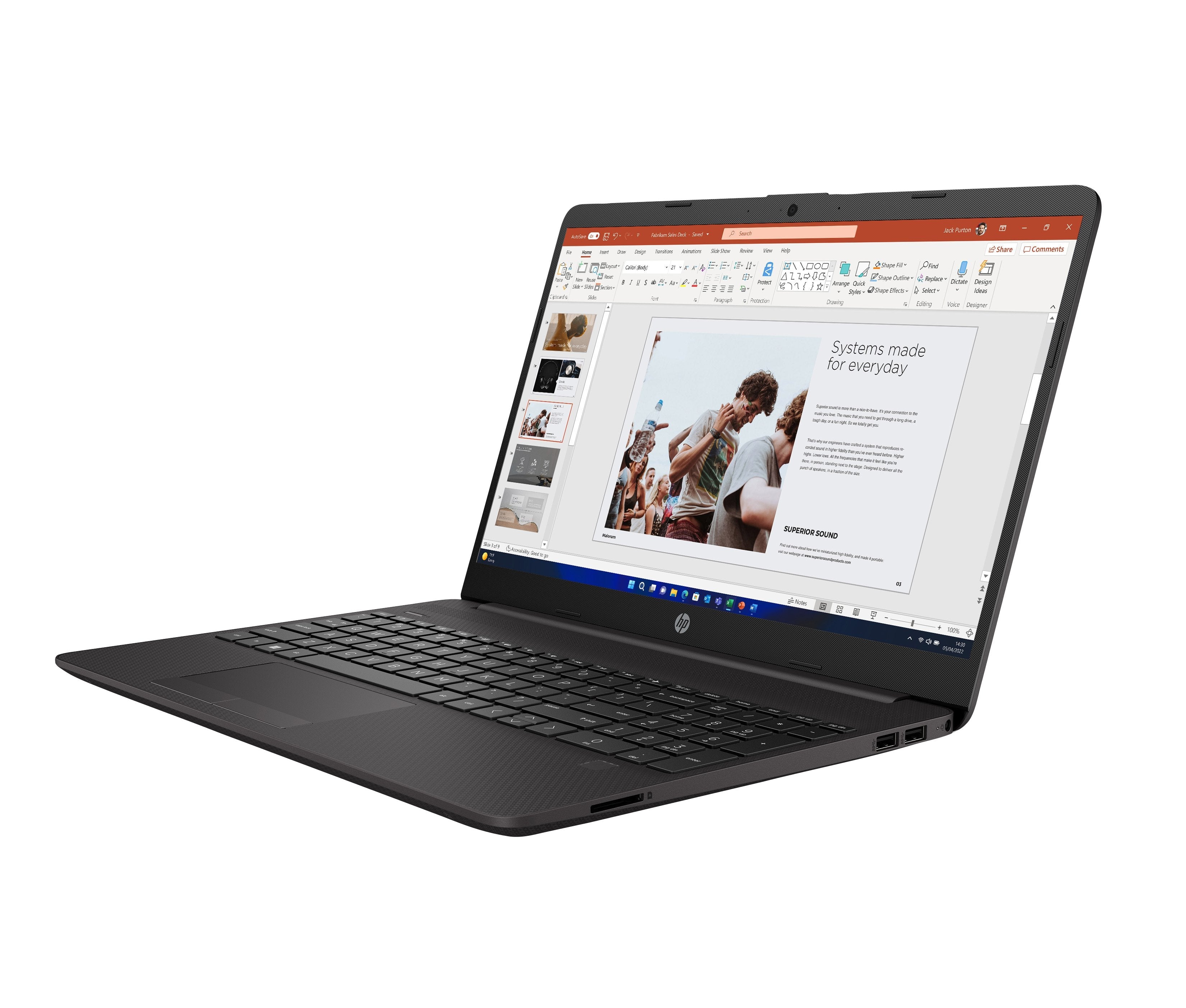 Portátil Hp 250 G9 Ad1e9et Intel Celeron N4500 8gb 256gb Ssd 15.6' Win11