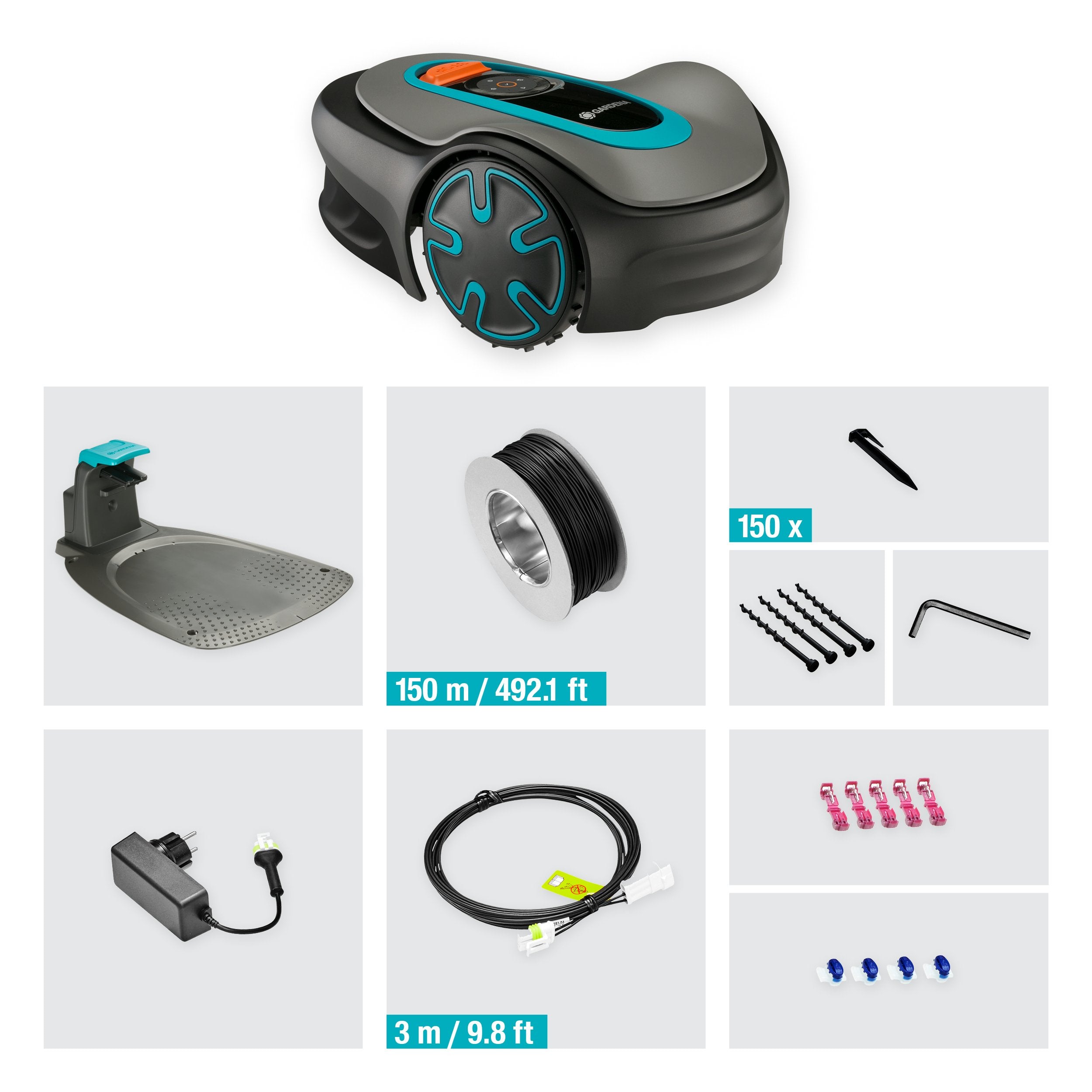 Robot Cortacésped Sileno Para Segar Jardines 15201-34 Gardena