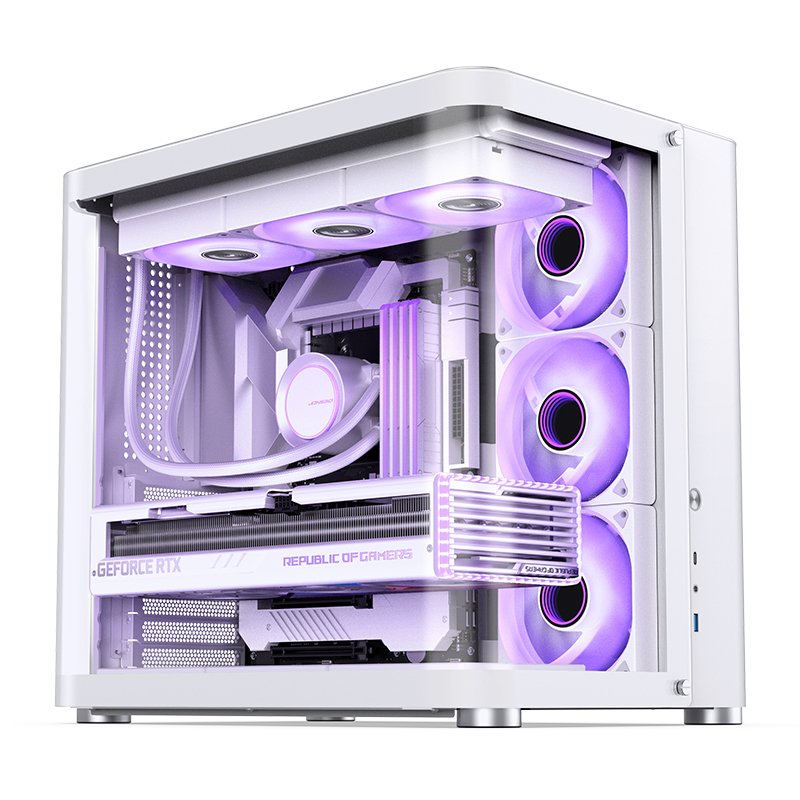 Jonsbo Tk-2 2.0 Midi-Tower, Tempered Glass - Blanco