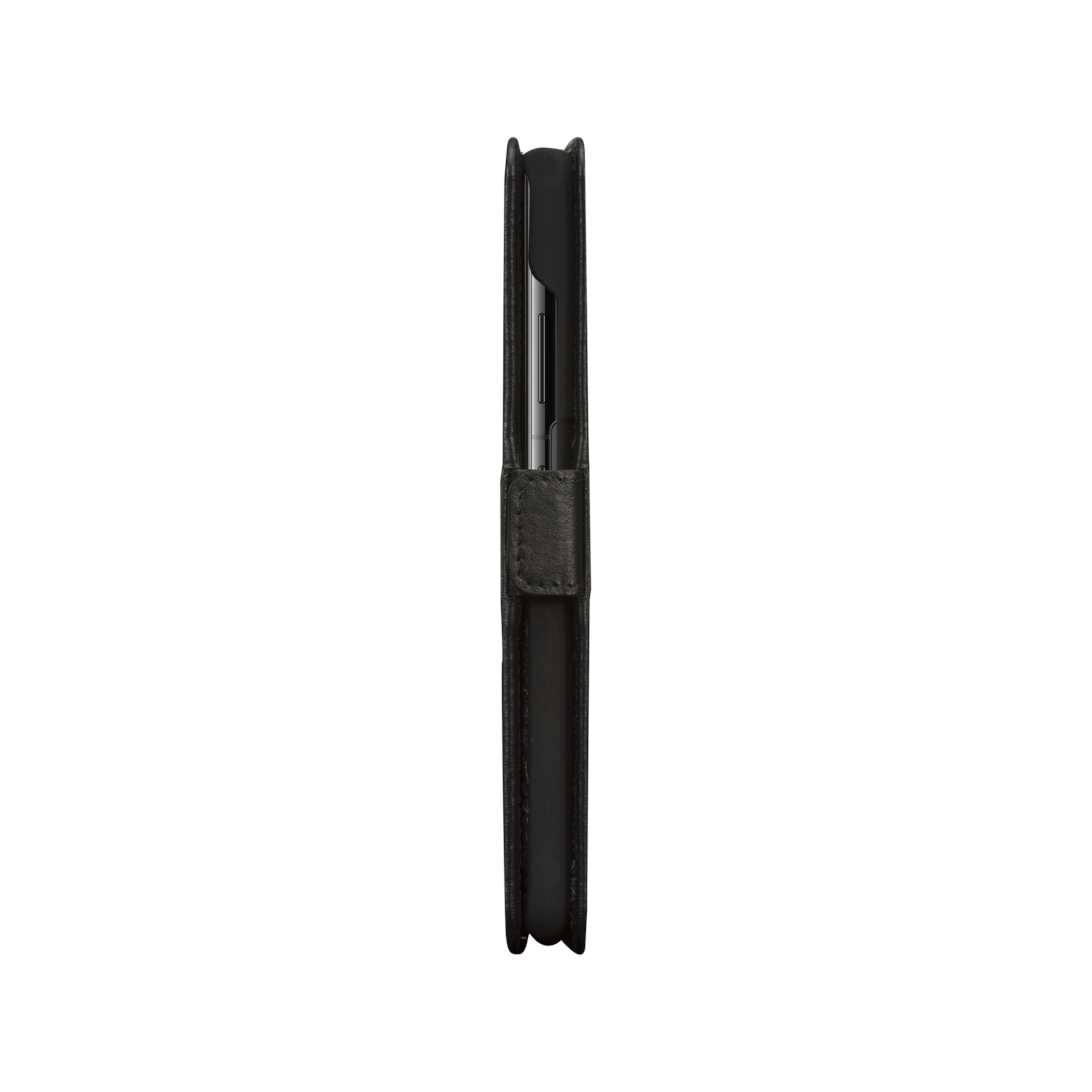 Dbramante1928 Lynge Funda Con Tapa Para Teléfono Móvil Cuero De Grano Entero Negro Para Samsung Galaxy S21 Ultra 5g
