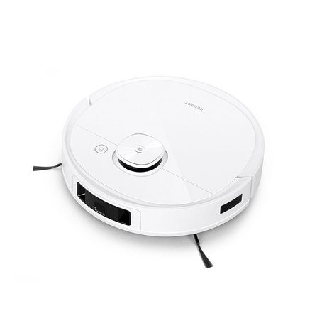 Robot Aspirador Ecovacs Deebot Ozmo T9+ Blanco Con Estación De Vaciado Automático