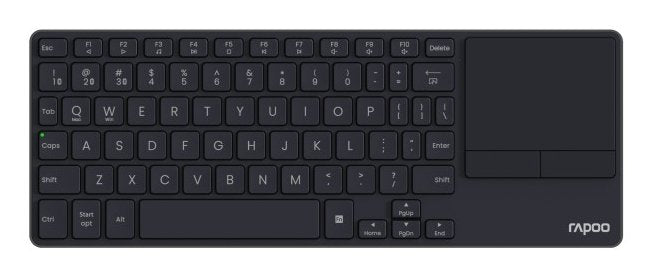 Rapoo E2810m Inalámbrico Ultraflache Multimedia Teclado Con Touchpad Qwertz - Teclado - Qwertz