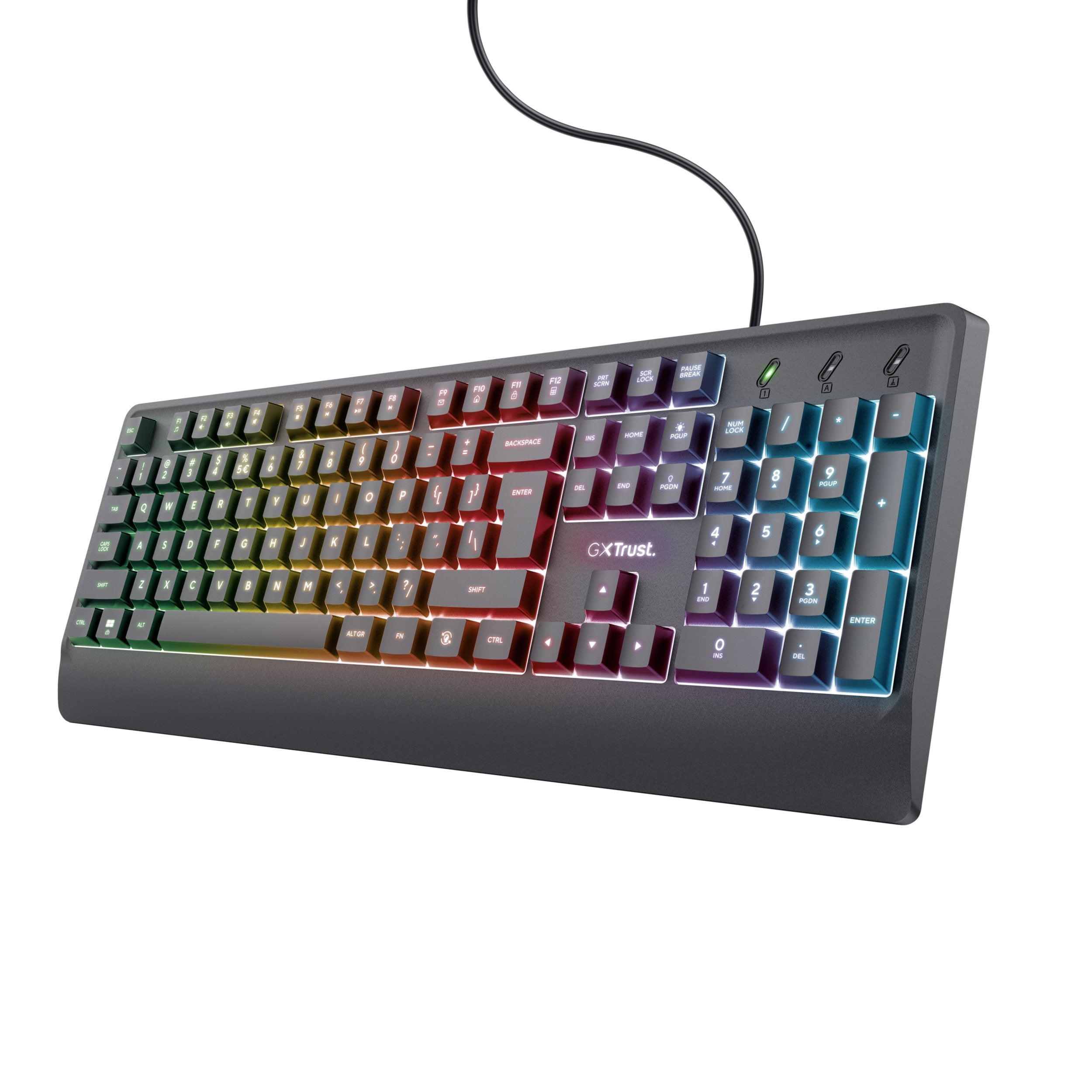 EAN 8713439251555 - Trust GXT 792 QUADROX teclado Ratón incluido Juego USB QWERTY Inglés de EE. UU. Negro imagen 3