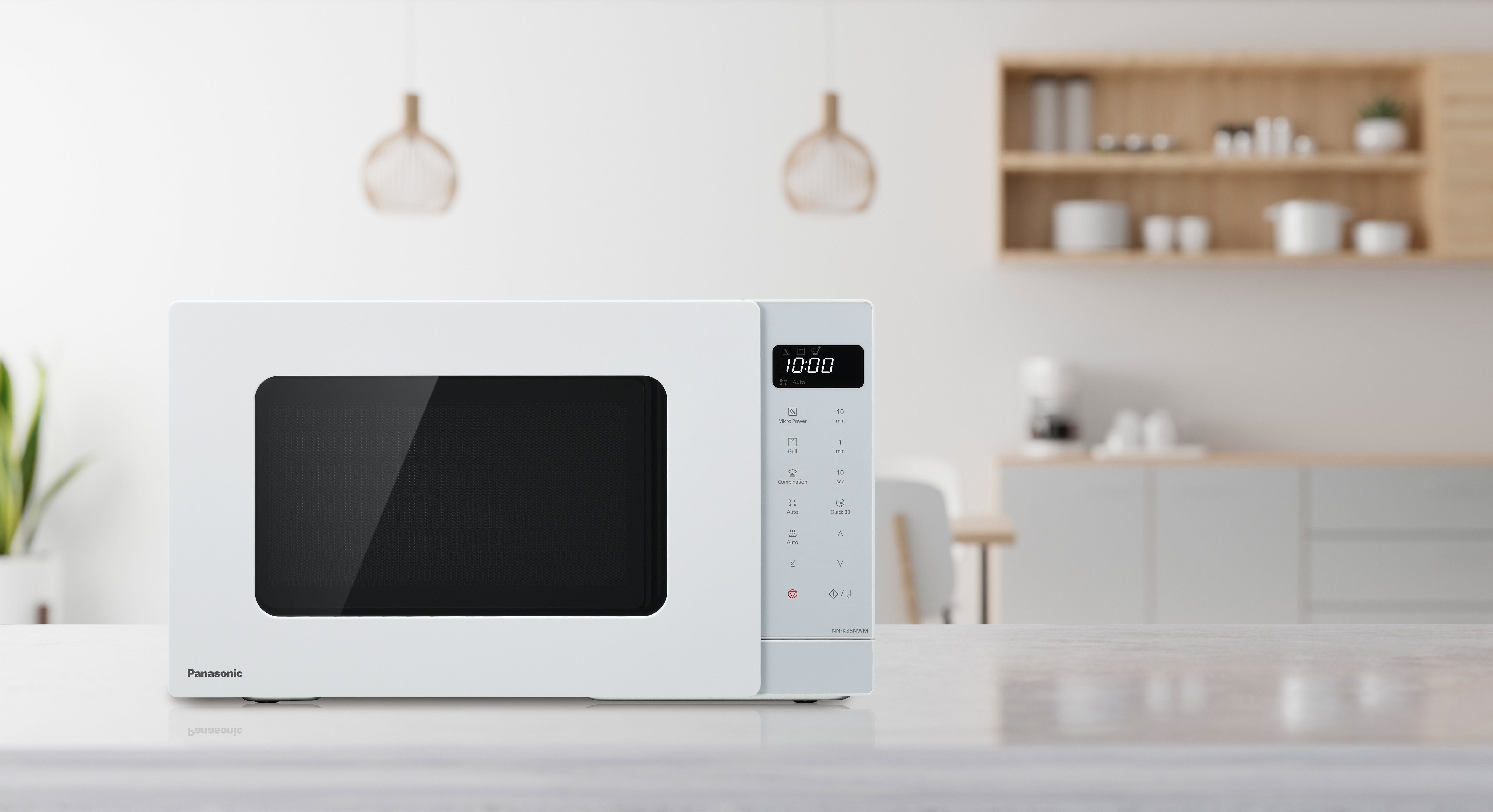 Panasonic Pan Nn-K35nw Mepg Mikrowelle  Microondas 24 L 900 W Blanco