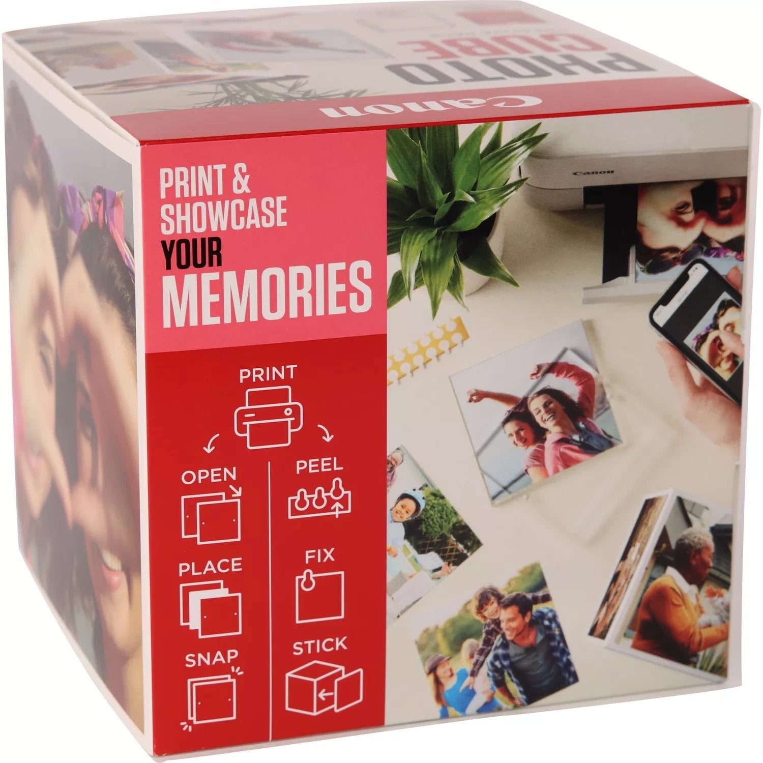 Canon Pp-201 13x13 Cm Photo Cube Creative Pack White Blue 40 Sh.
