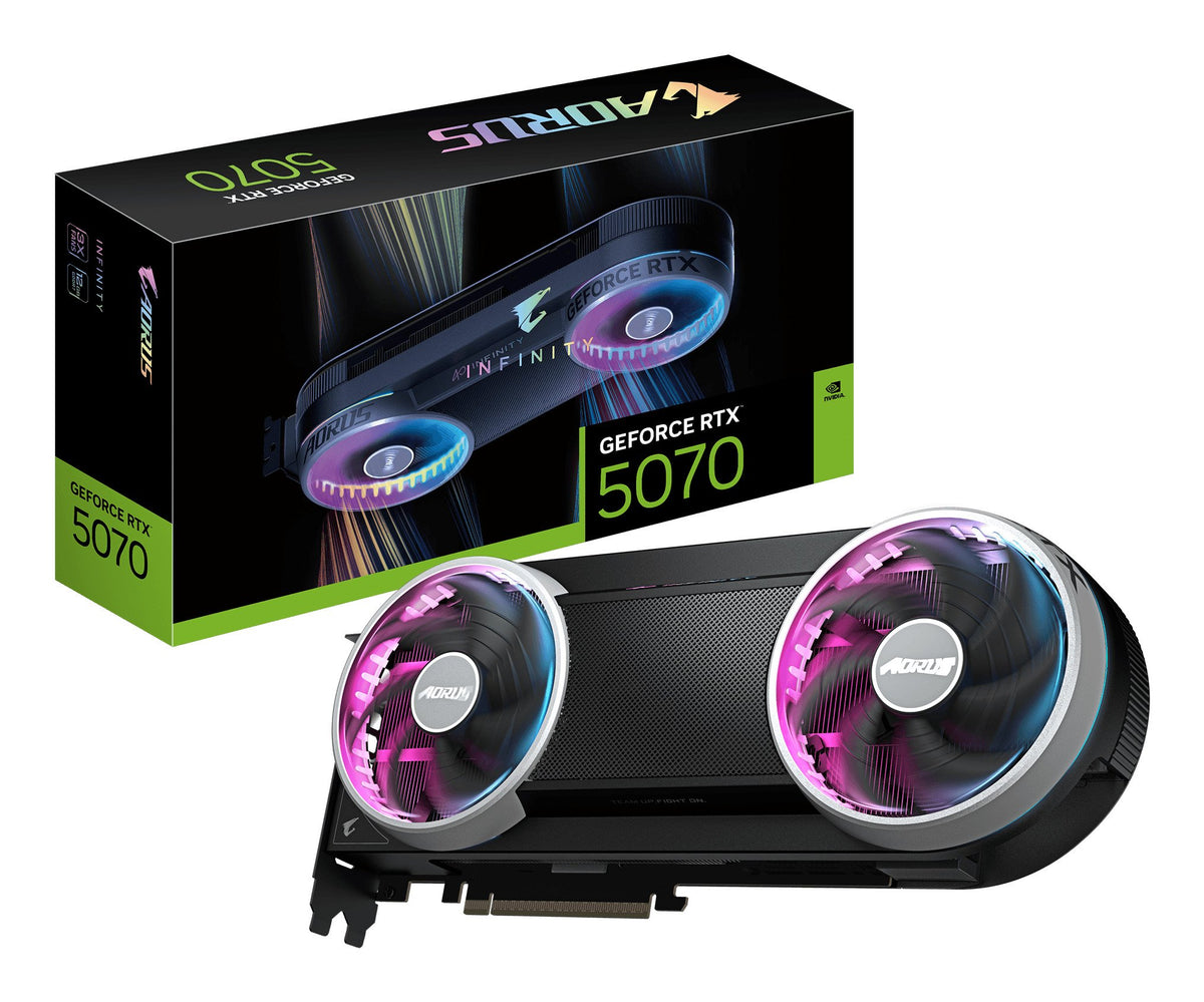 EAN 4719331357559 - GIGABYTE AORUS GeForce RTX 5070 INFINITY 12G NVIDIA 12 GB GDDR7 imagen 1