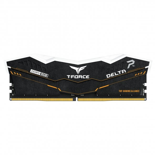 Memoria Team Group Dimm 32 Gb Ddr5-6000 (2x 16 Gb) Negro, Ff5d532g6000hc38adc01, Delta Tuf Rgb, Intel Xmp