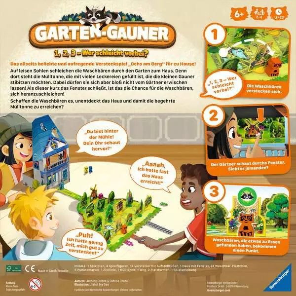 Ravensburger Garten-Gauner, Juego De Mesa 22698