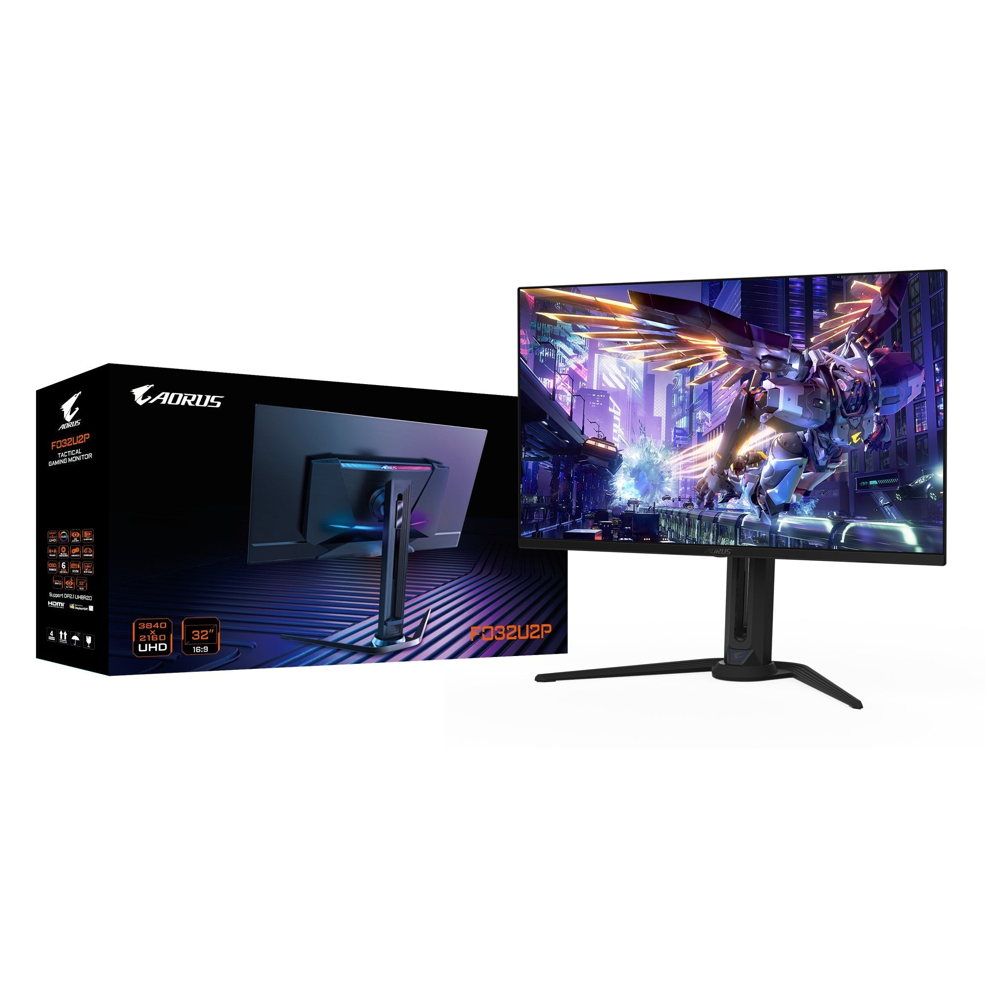 EAN 4719331858025 - GIGABYTE FO32U2P pantalla para PC 80 cm (31.5") 3840 x 2160 Pixeles 4K Ultra HD Negro imagen 7