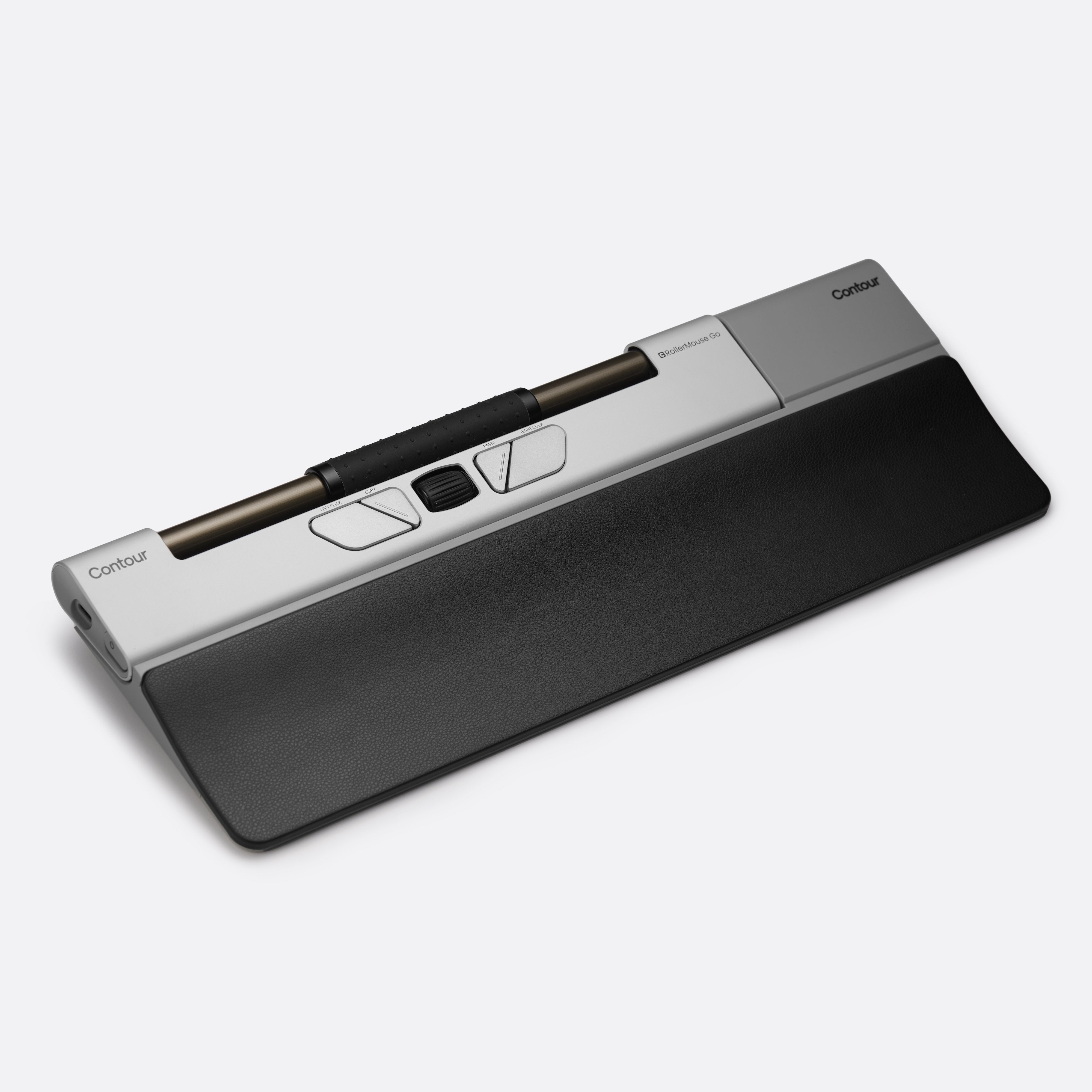EAN 0743870004593 - Contour Design RollerMouse Go Dock descansa muñecas Plástico, Cuero vegano Negro, Gris imagen 3