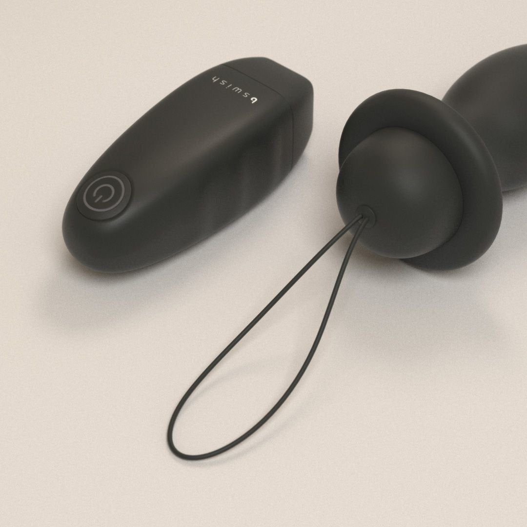 B Swish - Bfilled Classic Vibrating Plug Black
