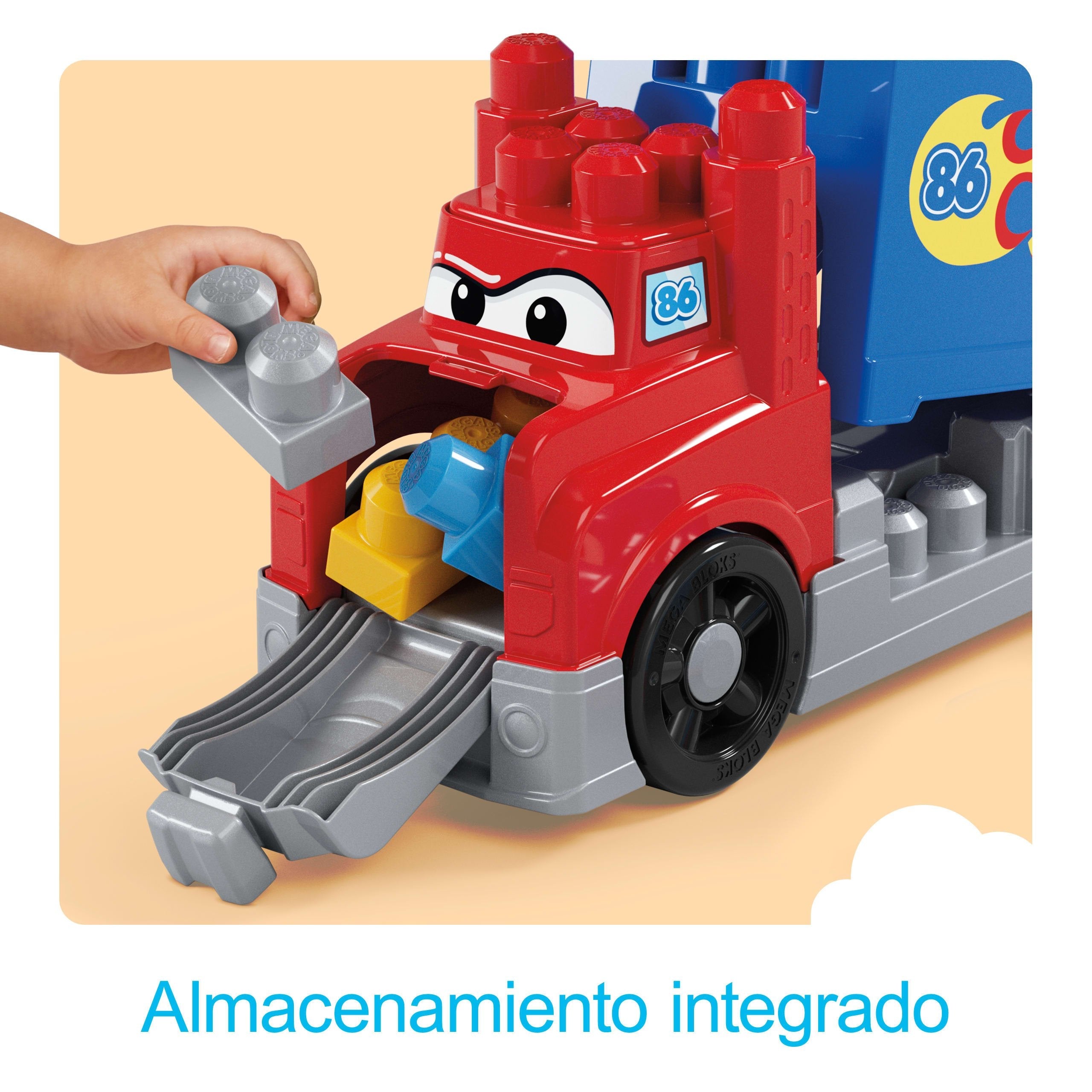 Camion De Carreras Y Construccion Mega Bloks 19pzs