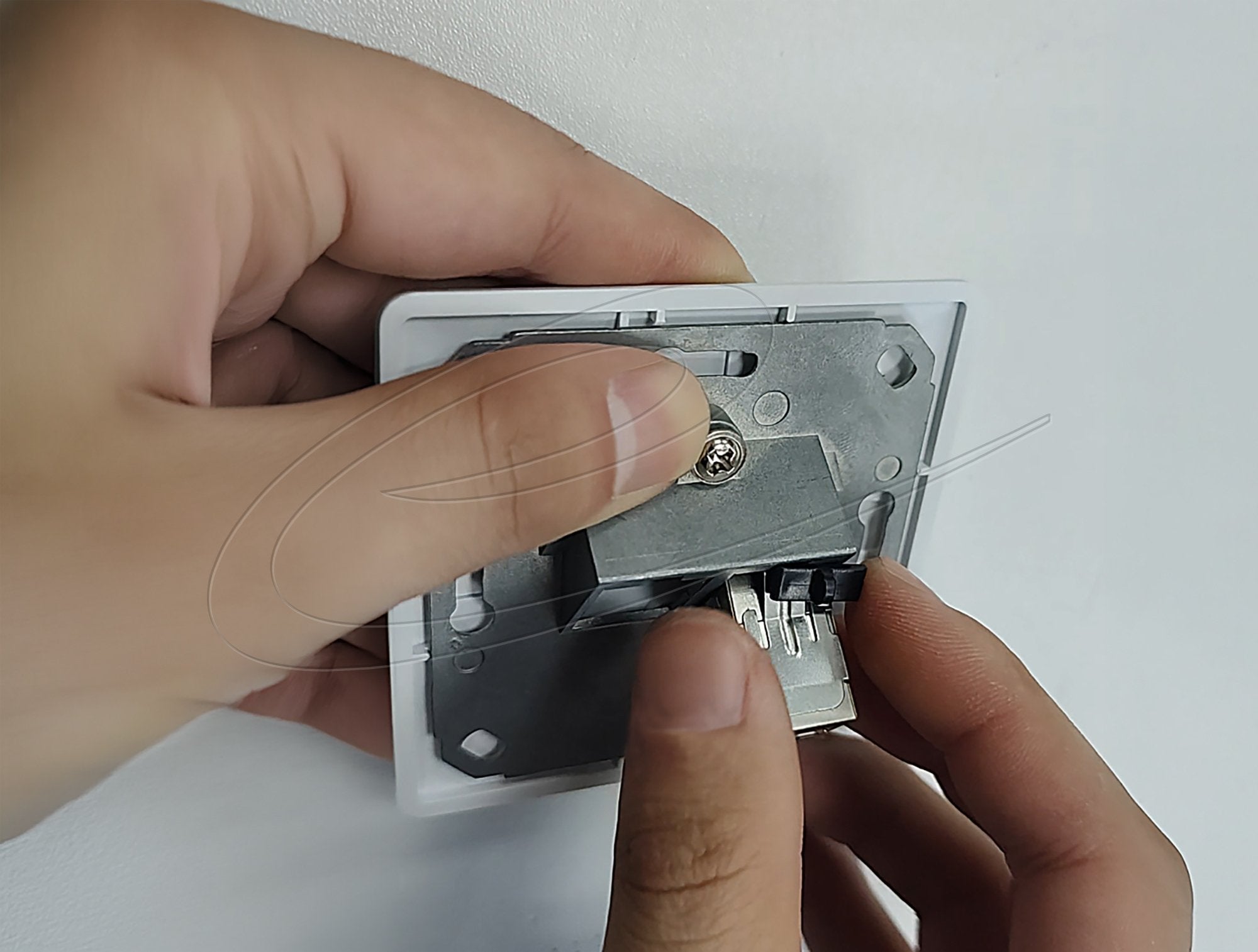 Keystone Modul Kupplung Rj45 Buchse Zu Rj45 Buchse Cat.6a Mit Metall Latch Und Clip, Geschirmt