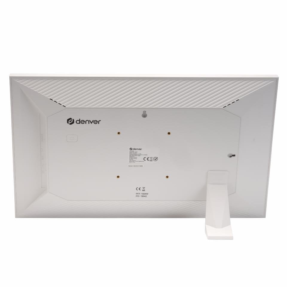 EAN 5706751085604 - Denver PFF-1504W marco fotográfico digital Blanco 39,6 cm (15.6") Pantalla táctil Wifi imagen 4