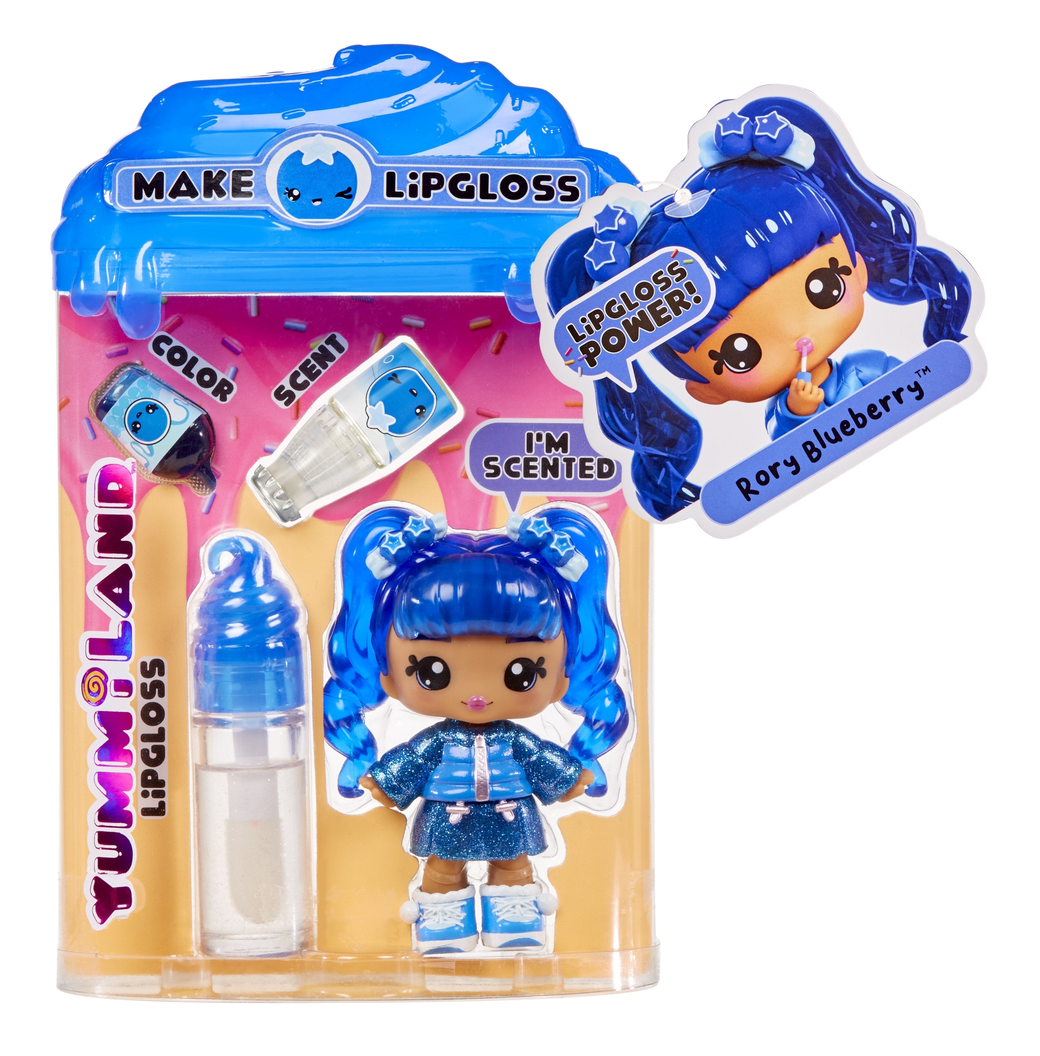 EAN 0035051120766 - MGA Entertainment Yummiland Lipgloss Doll- Rory Blueberry imagen 5