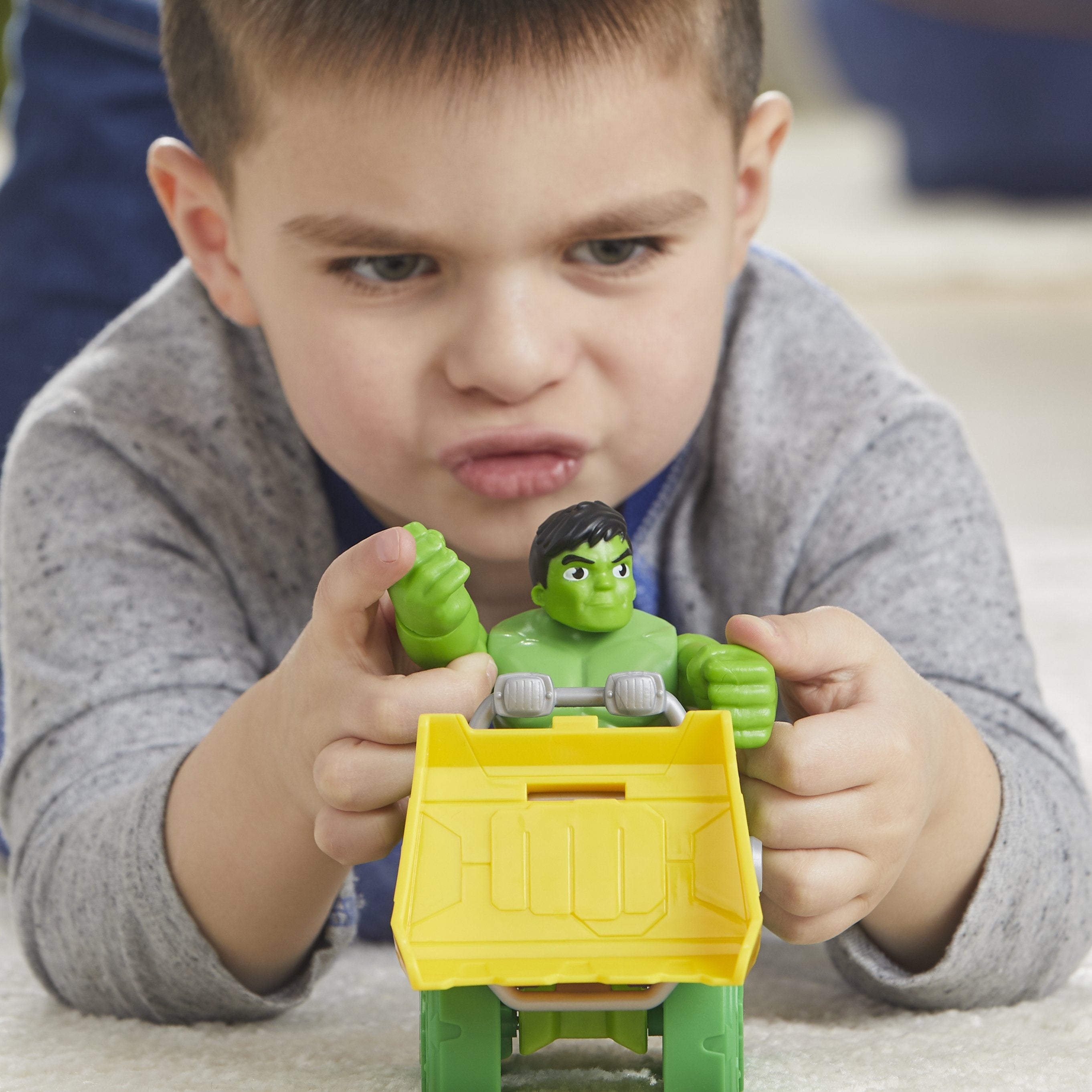 Set Camion Demoledor + Figura Hulk Spidey And His Amazing Friends Marvel
