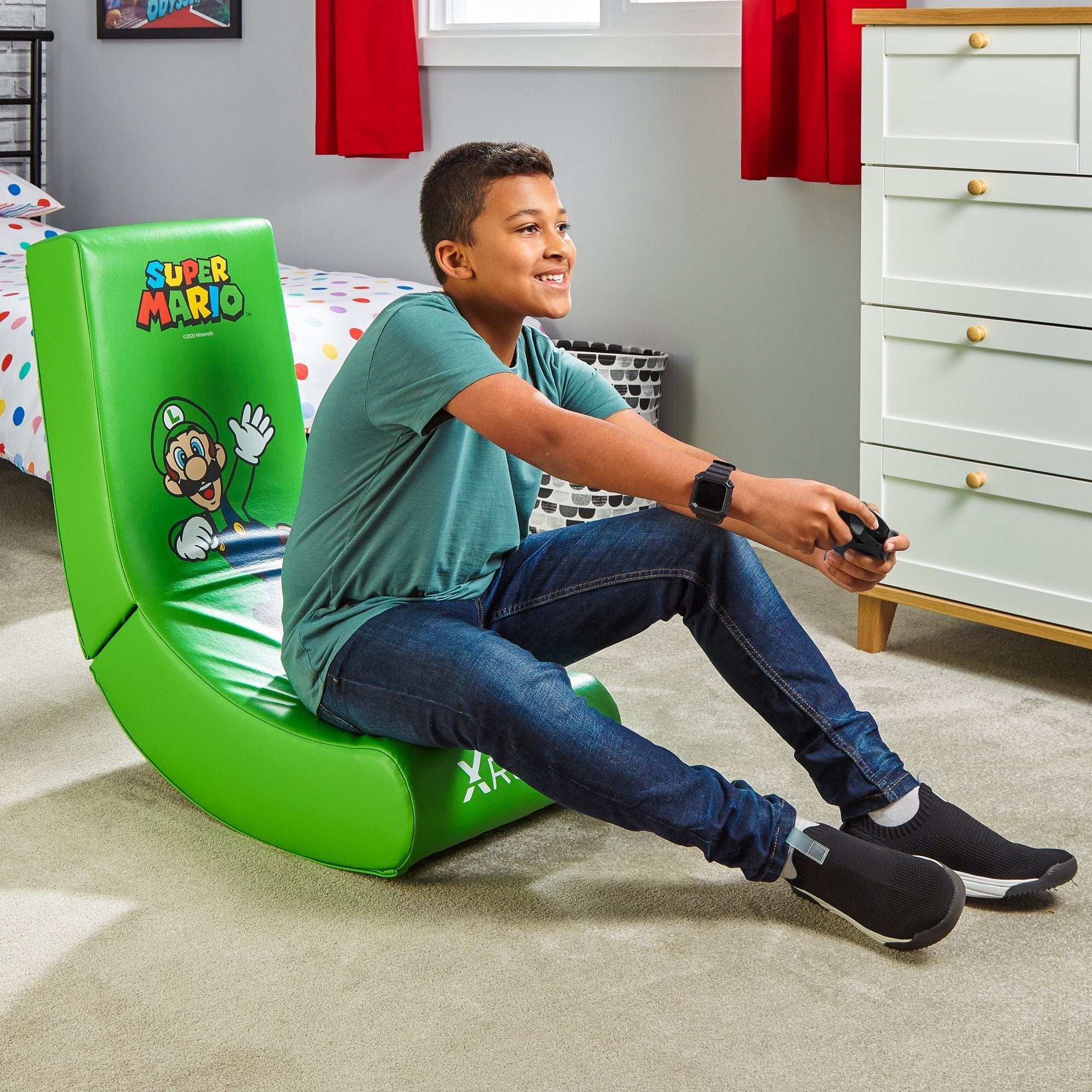 X Rocker - Super Mario Video Gaming Silla Luigi Joy Edition