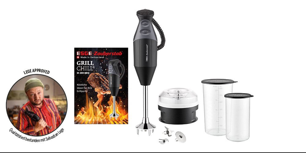 EAN 4011689982156 - ESGE M 200 BBQ 10 L Batidora de inmersión 200 W Negro, Cromo imagen 1