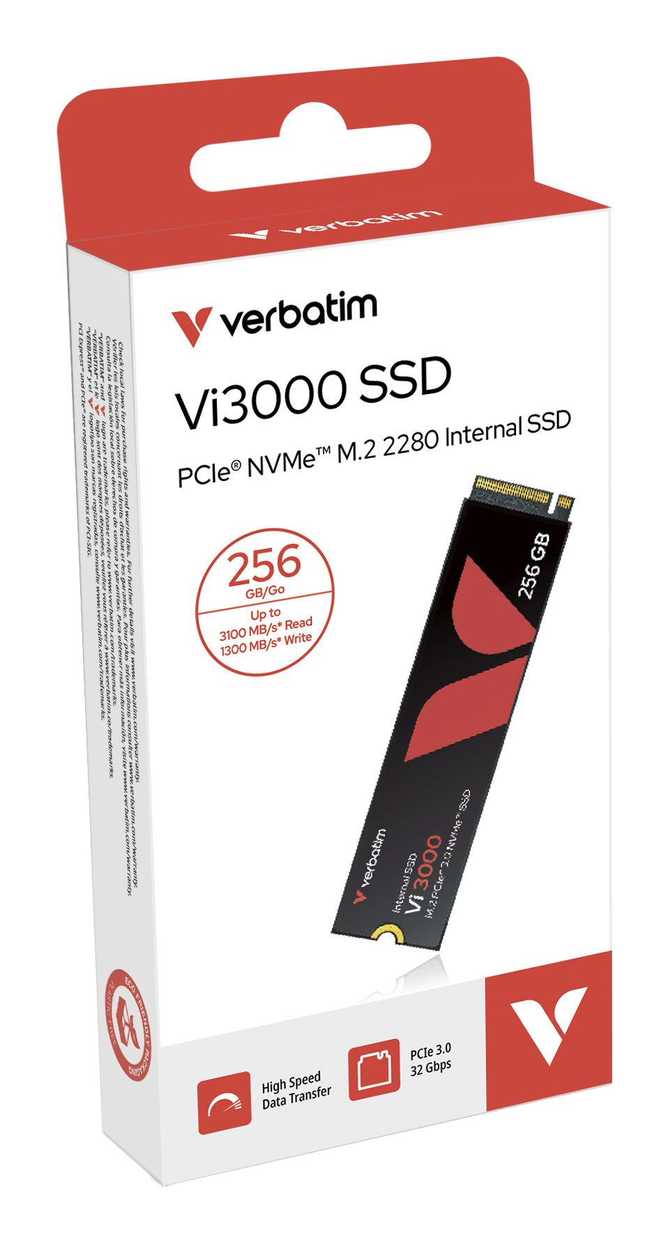 EAN 0023942493730 - Verbatim Vi3000 256 GB M.2 PCI Express 3.0 NVMe imagen 1