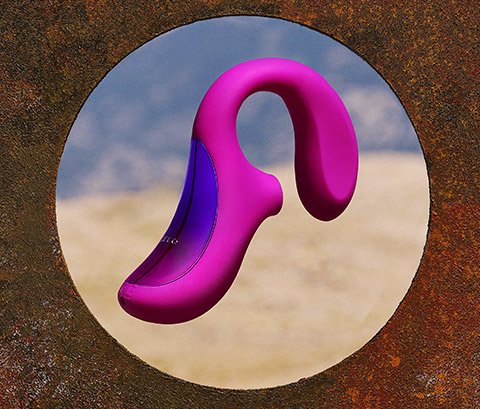 Lelo - Enigma Doble Estimulación Succion Masajeador Morado